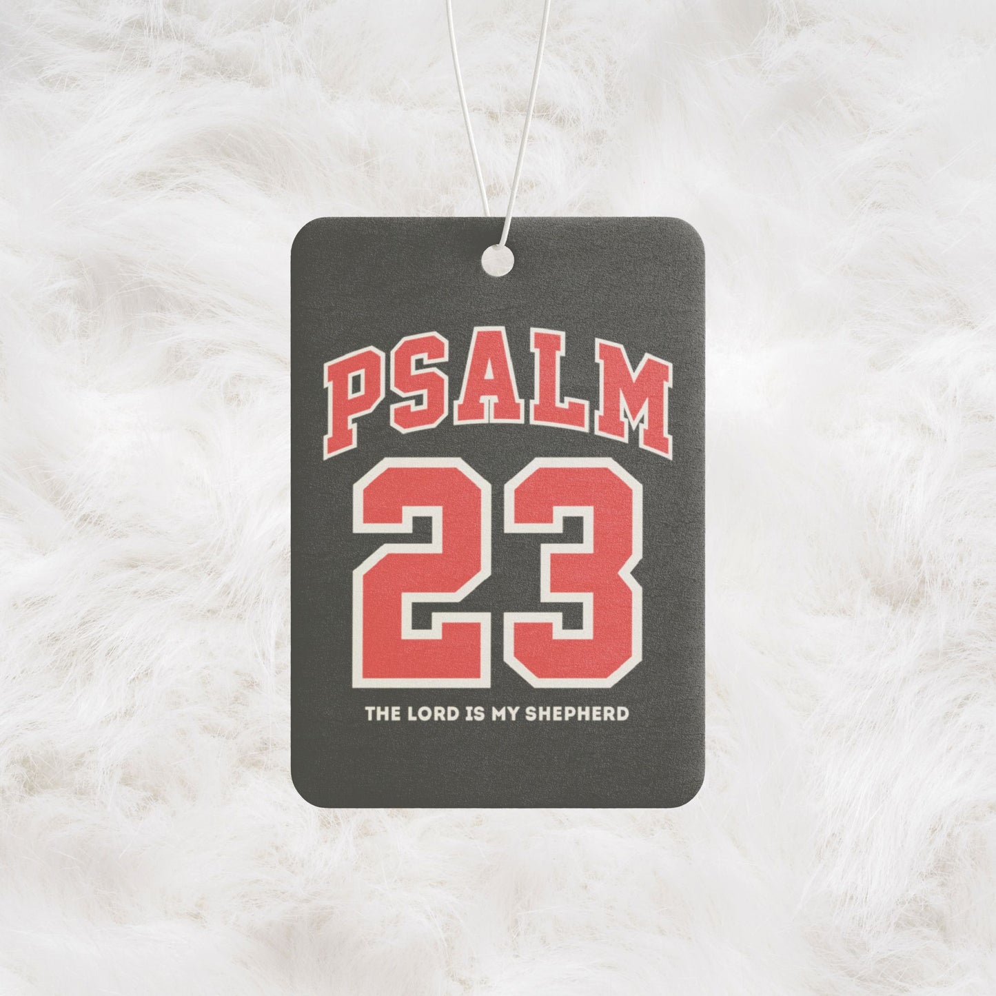 Psalm 23 The Lord is My Shepherd Car Air Freshener | Bible Verse