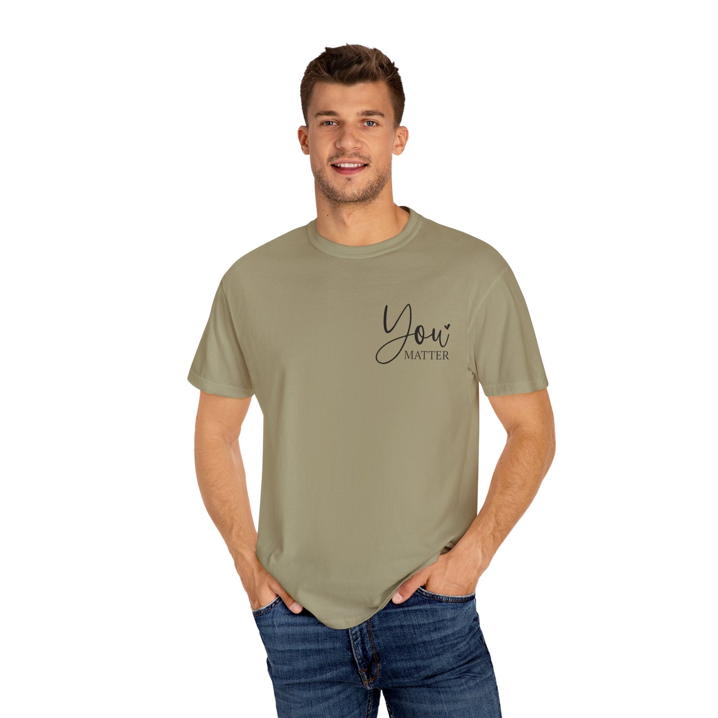 Mental Health Awareness Garment-dyed Tee Comfort Color T-shirt - You Matter Gift Ideas