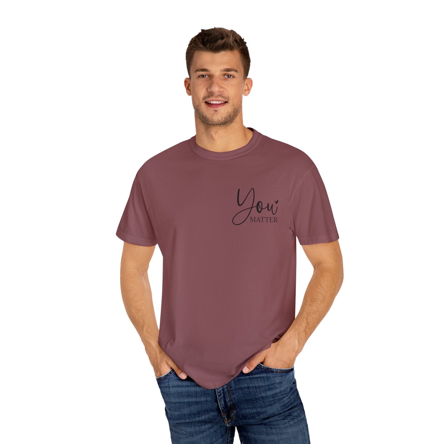 Mental Health Awareness Garment-dyed Tee Comfort Color T-shirt - You Matter Gift Ideas
