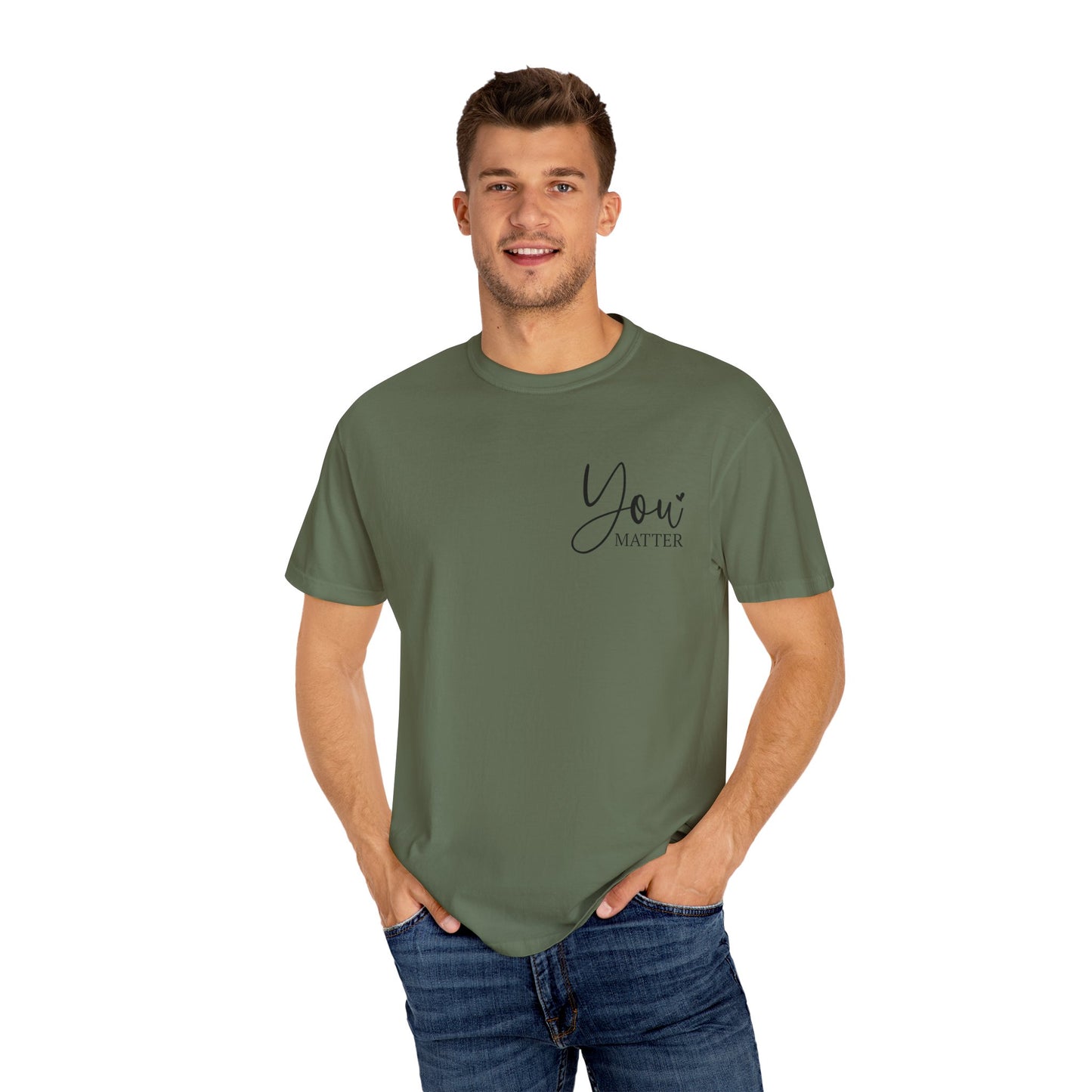 Mental Health Awareness Garment-dyed Tee Comfort Color T-shirt - You Matter Gift Ideas