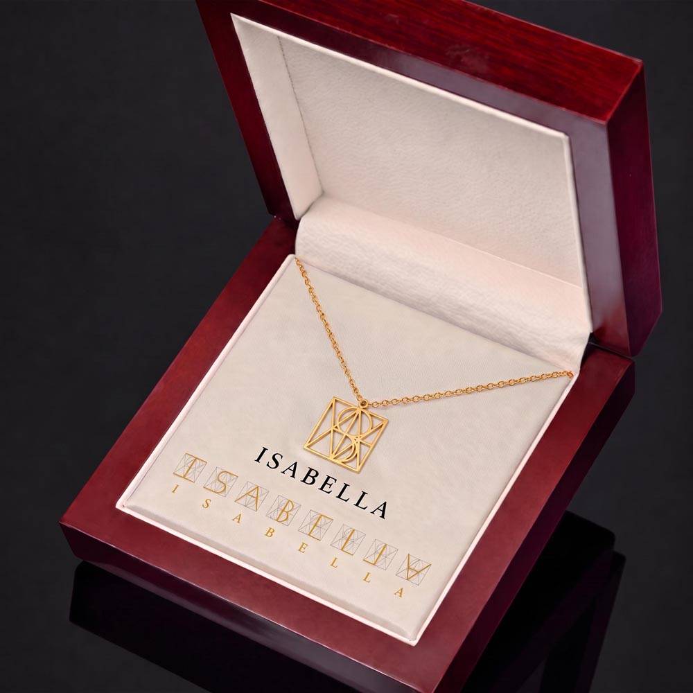 Personalized Special Monogram Name Necklace