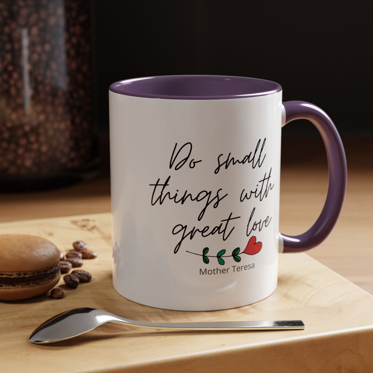 Mother Teresa Quote Mug - Do small things with great love | Souvenir Coffee Tea Cup