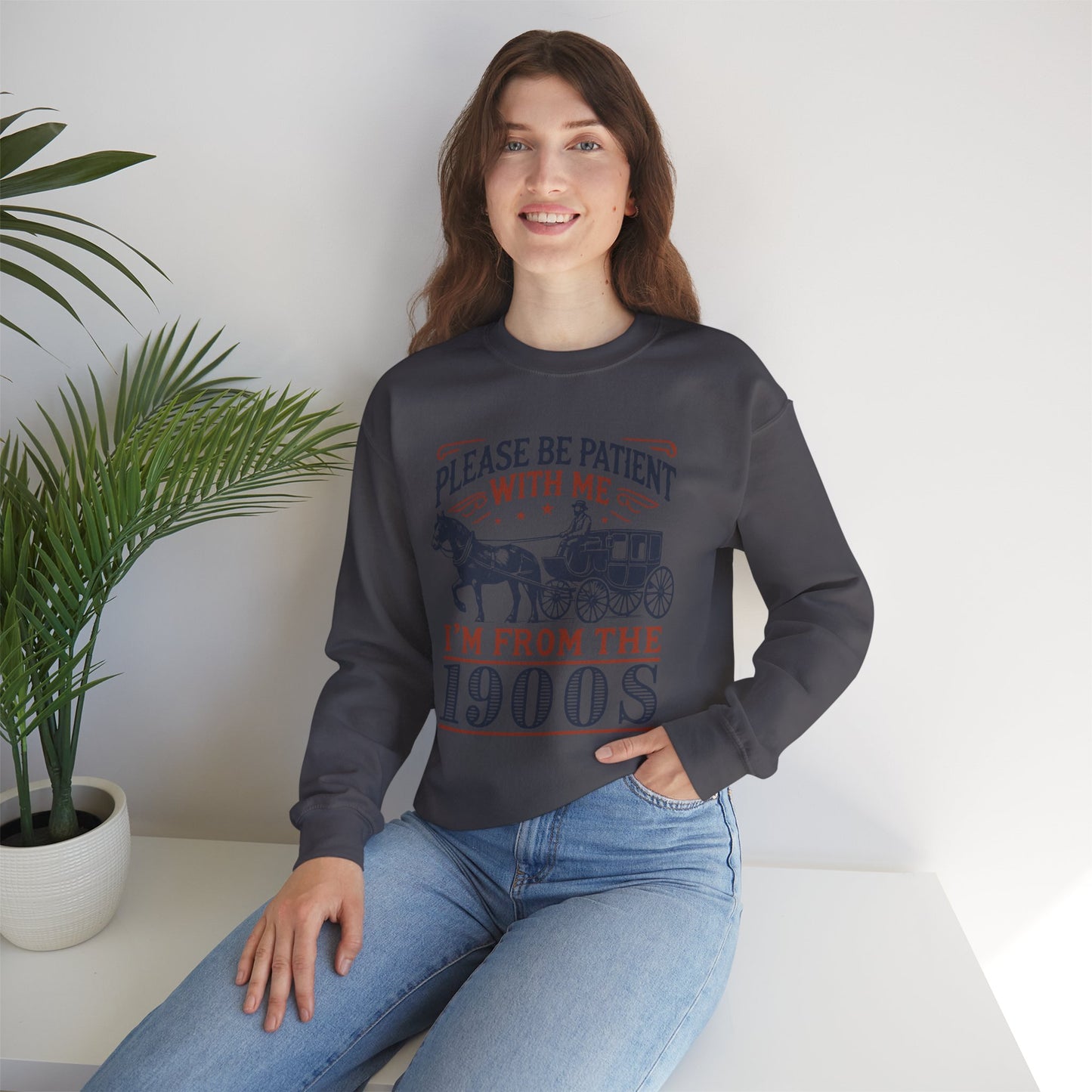 Vintage Retro Vibe Unisex Heavy Blend™ Crewneck Sweatshirt