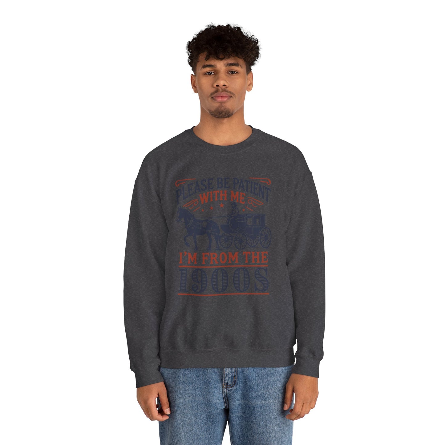 Vintage Retro Vibe Unisex Heavy Blend™ Crewneck Sweatshirt