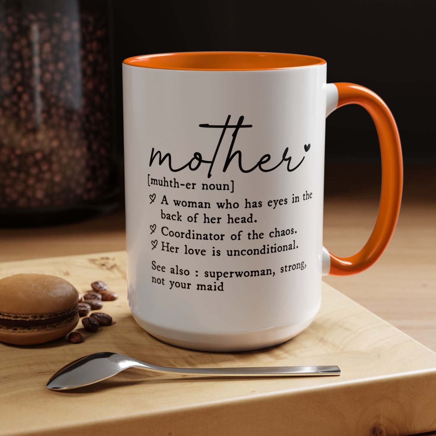 Funny Mother Definitions Souvenir Coffee Tea Cup | Mother's Day Gift Idea
