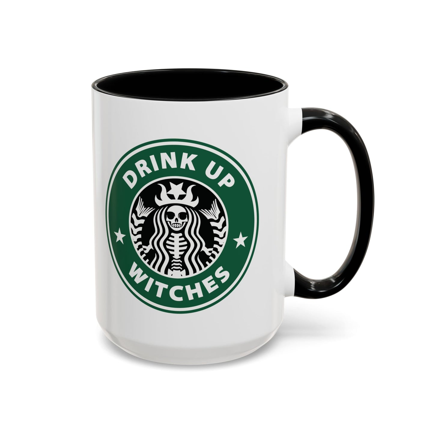 Skeleton Coffee Tea Mug for Starbucks Fan Drink Up Witches