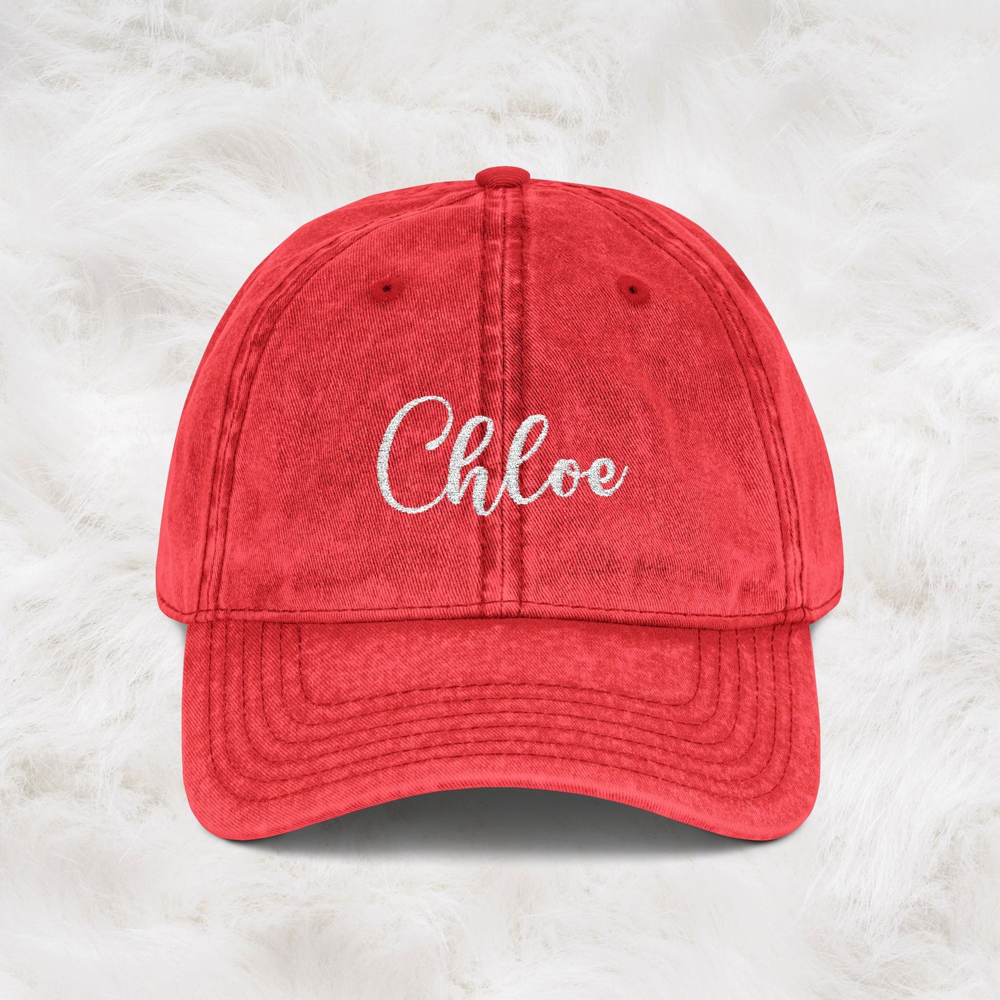 Personalized Embroidered Name Vintage Cap Hat | Gift Idea