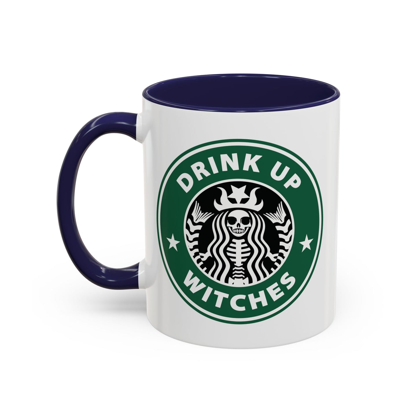 Skeleton Coffee Tea Mug for Starbucks Fan Drink Up Witches
