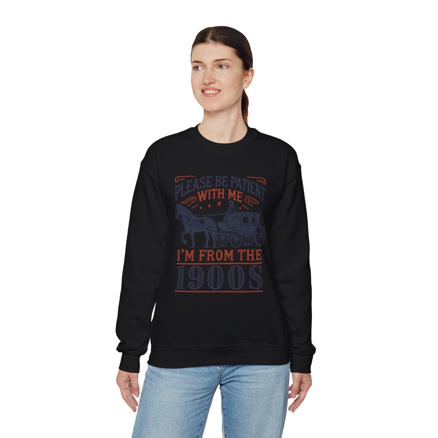 Vintage Retro Vibe Unisex Heavy Blend™ Crewneck Sweatshirt