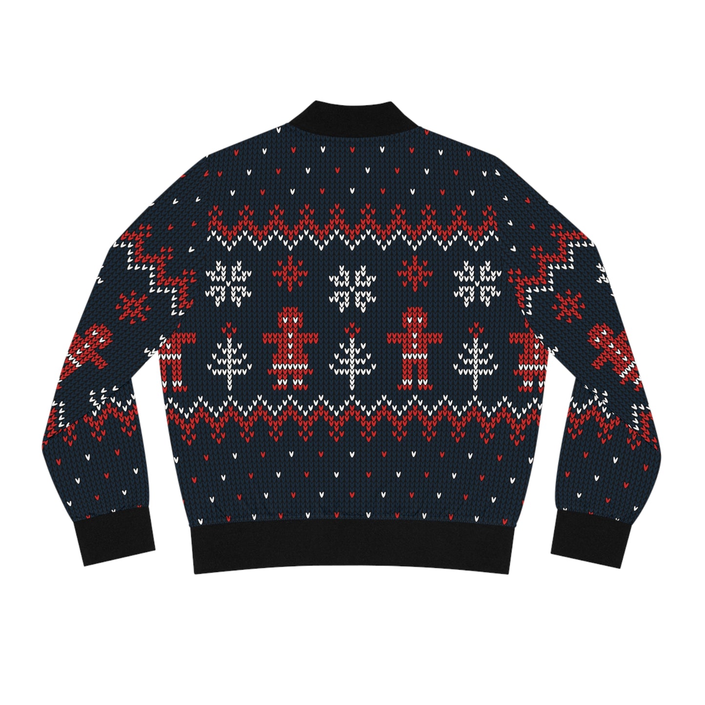 Printed Knit Ugly Bomber Jacket | Hunting Christmas Winter Gift Idea