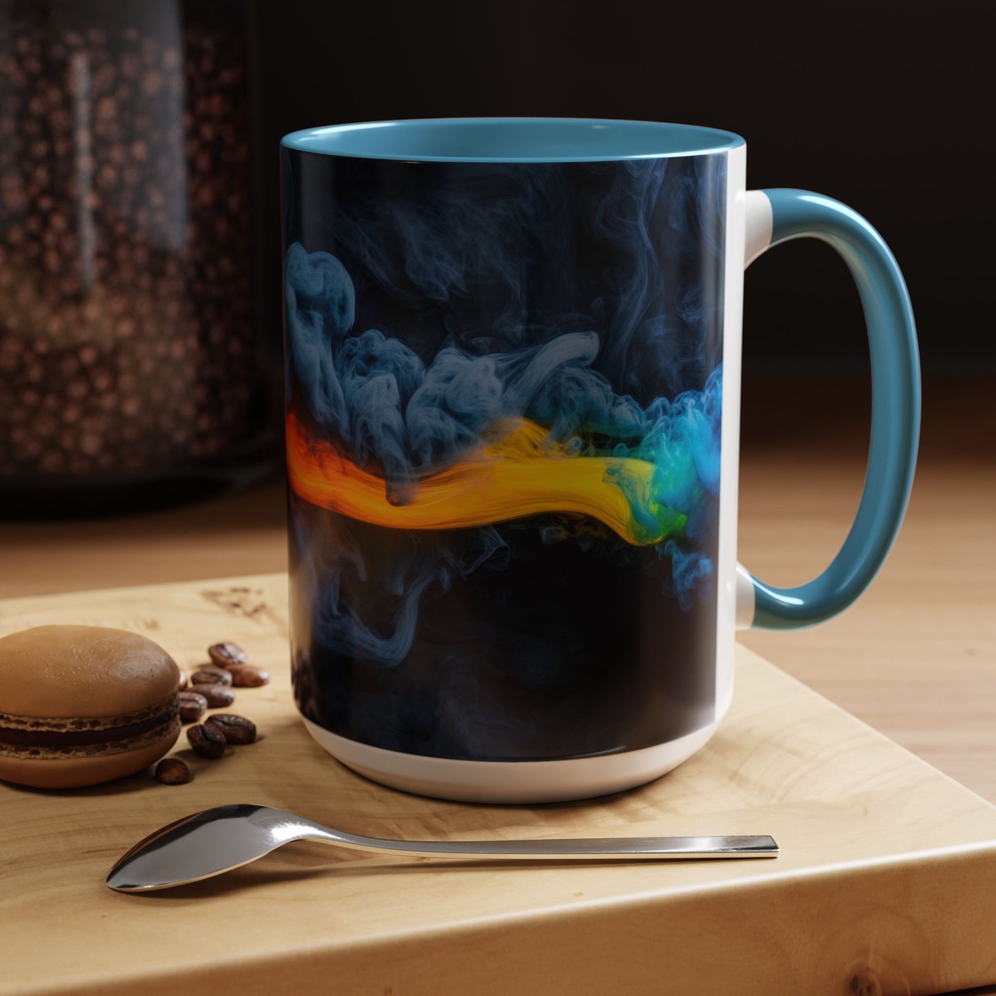 Abstract Smoke Accent Coffee Mug
