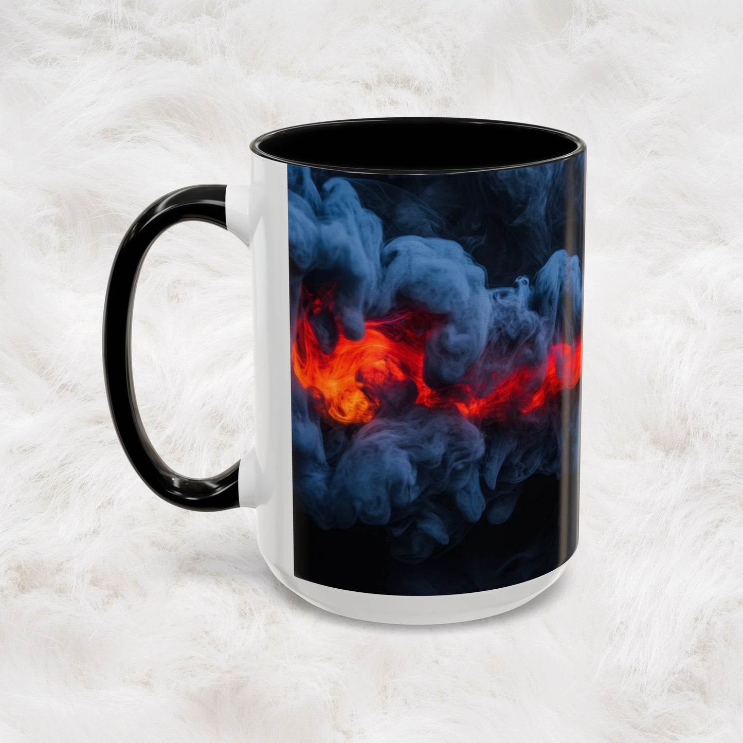 Abstract Smoke Accent Coffee Mug