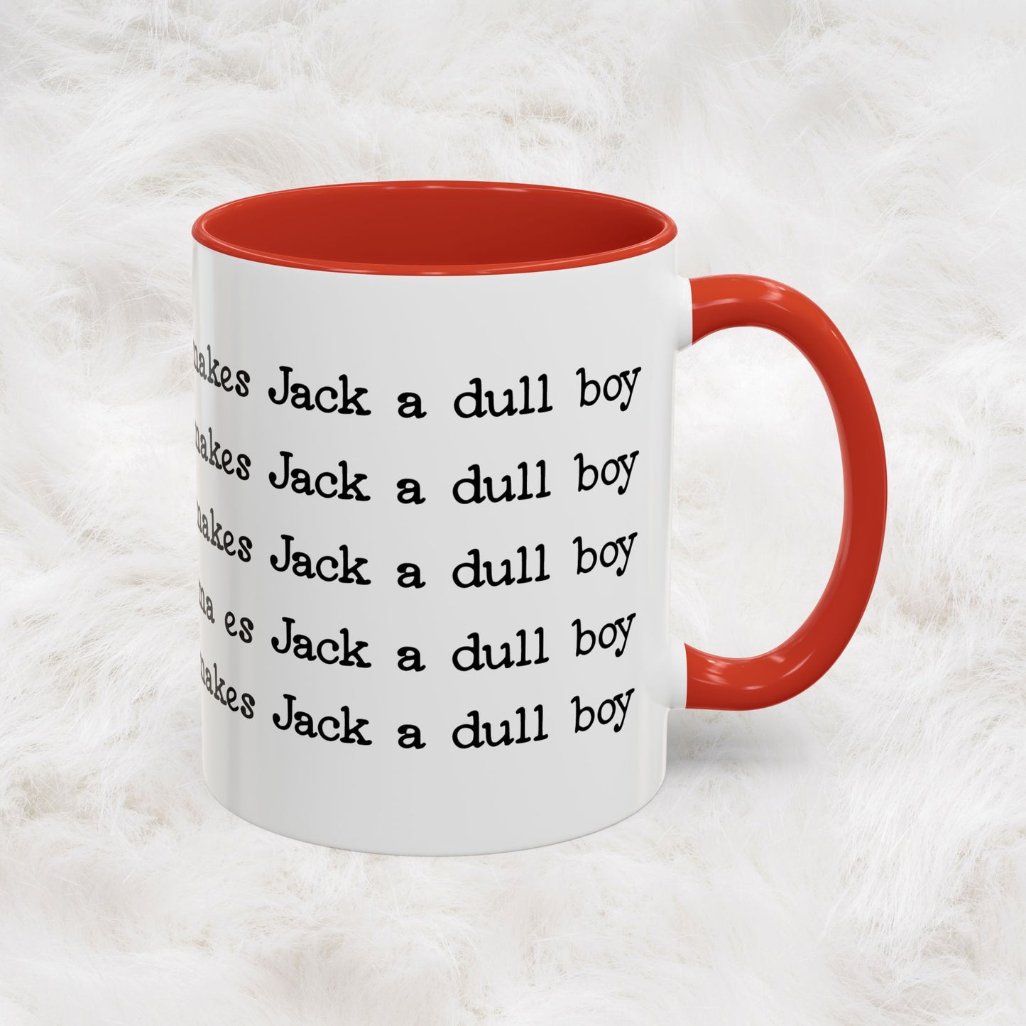 The Shining Coffee Mug — All Work and No Play Makes Jack a Dull Boy | Horror Movie Gift, Novelty Ceramic Cup