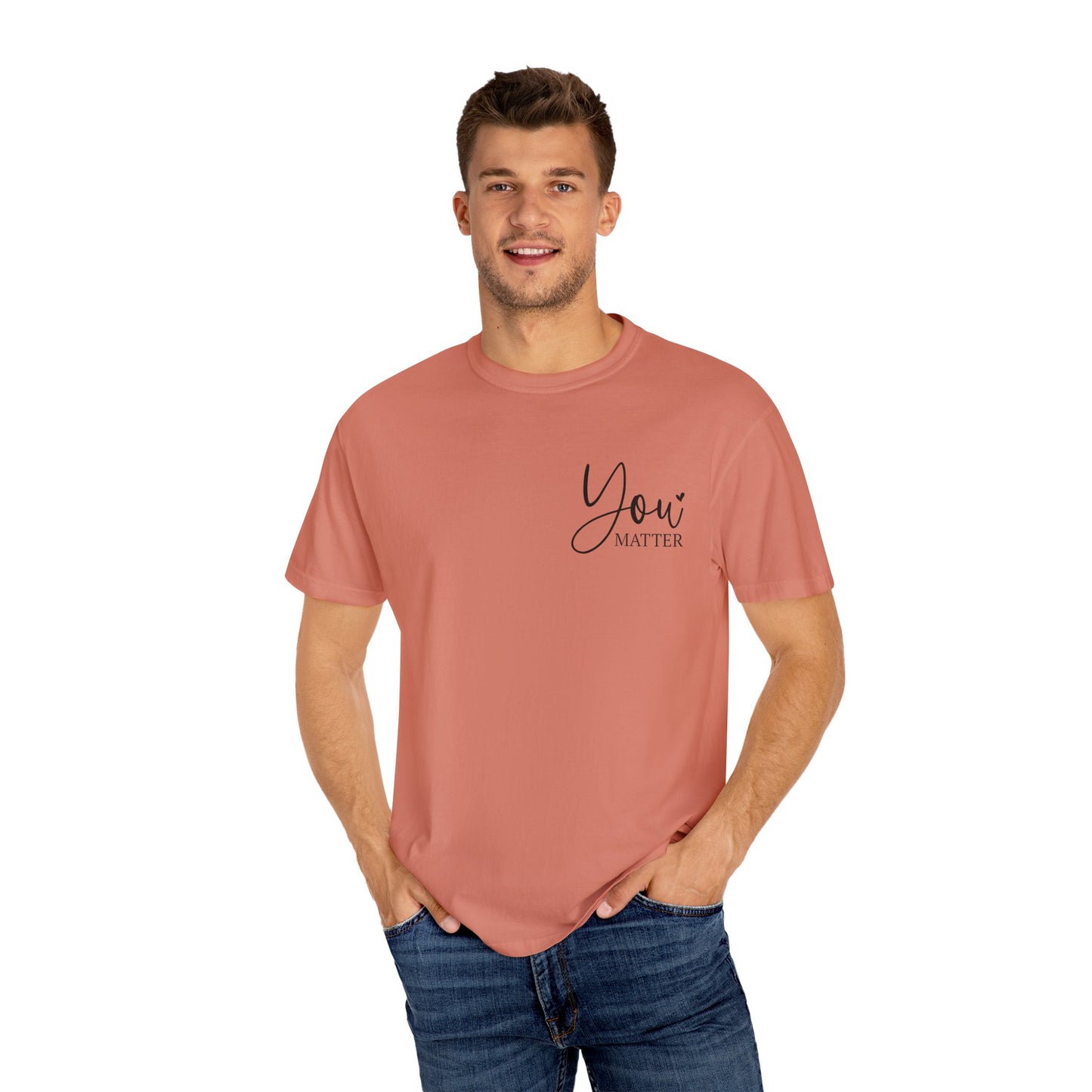 Mental Health Awareness Garment-dyed Tee Comfort Color T-shirt - You Matter Gift Ideas
