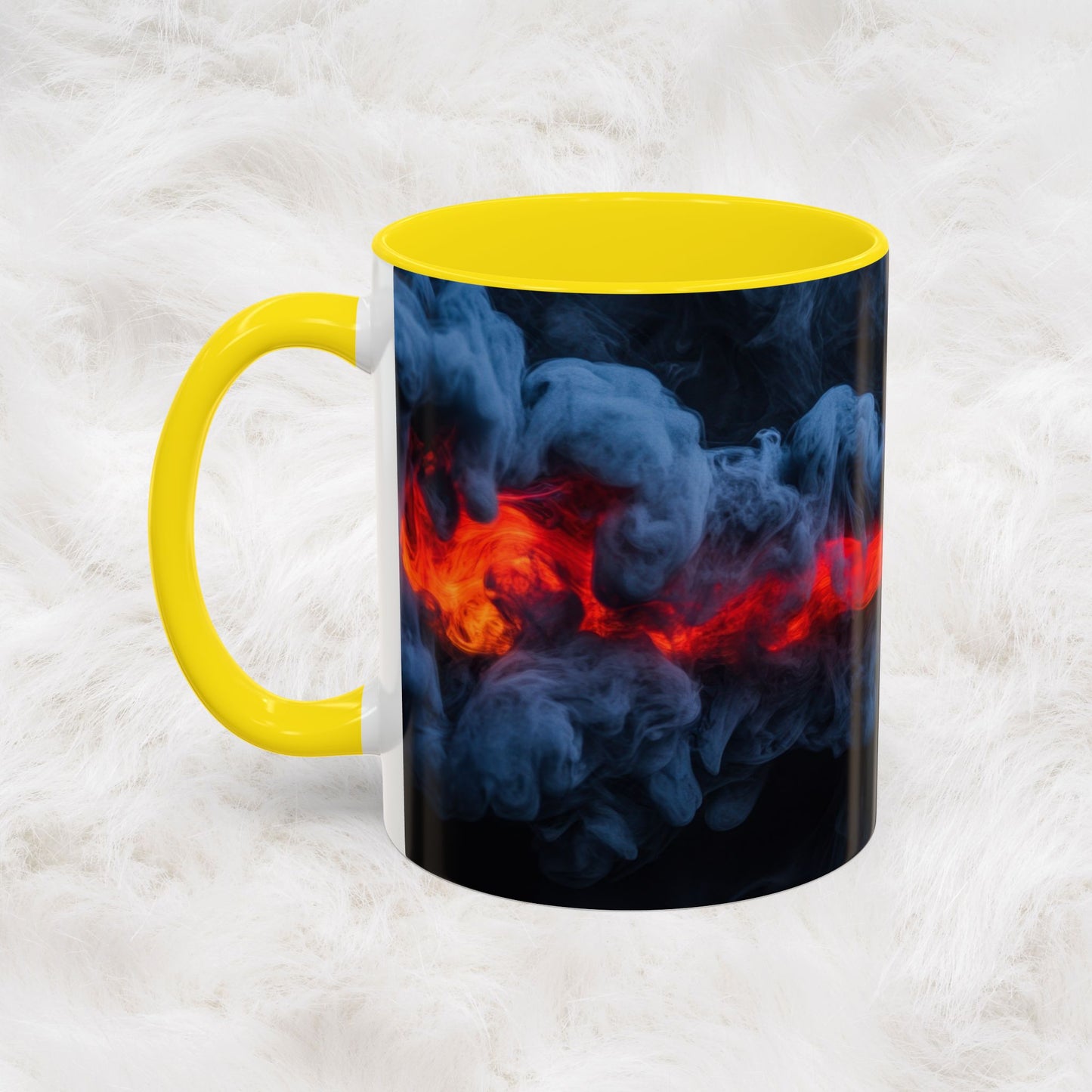 Abstract Smoke Accent Coffee Mug