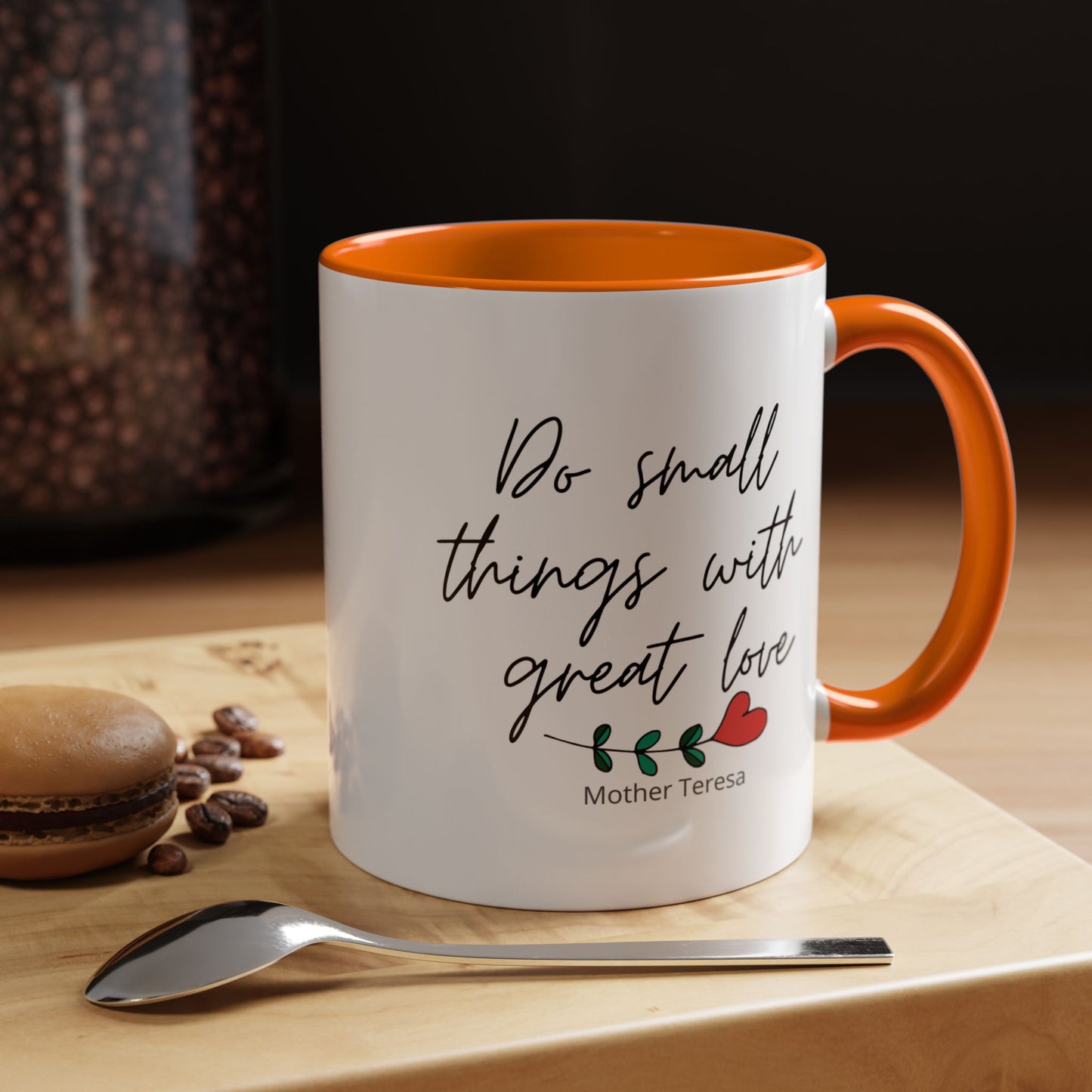 Mother Teresa Quote Mug - Do small things with great love | Souvenir Coffee Tea Cup