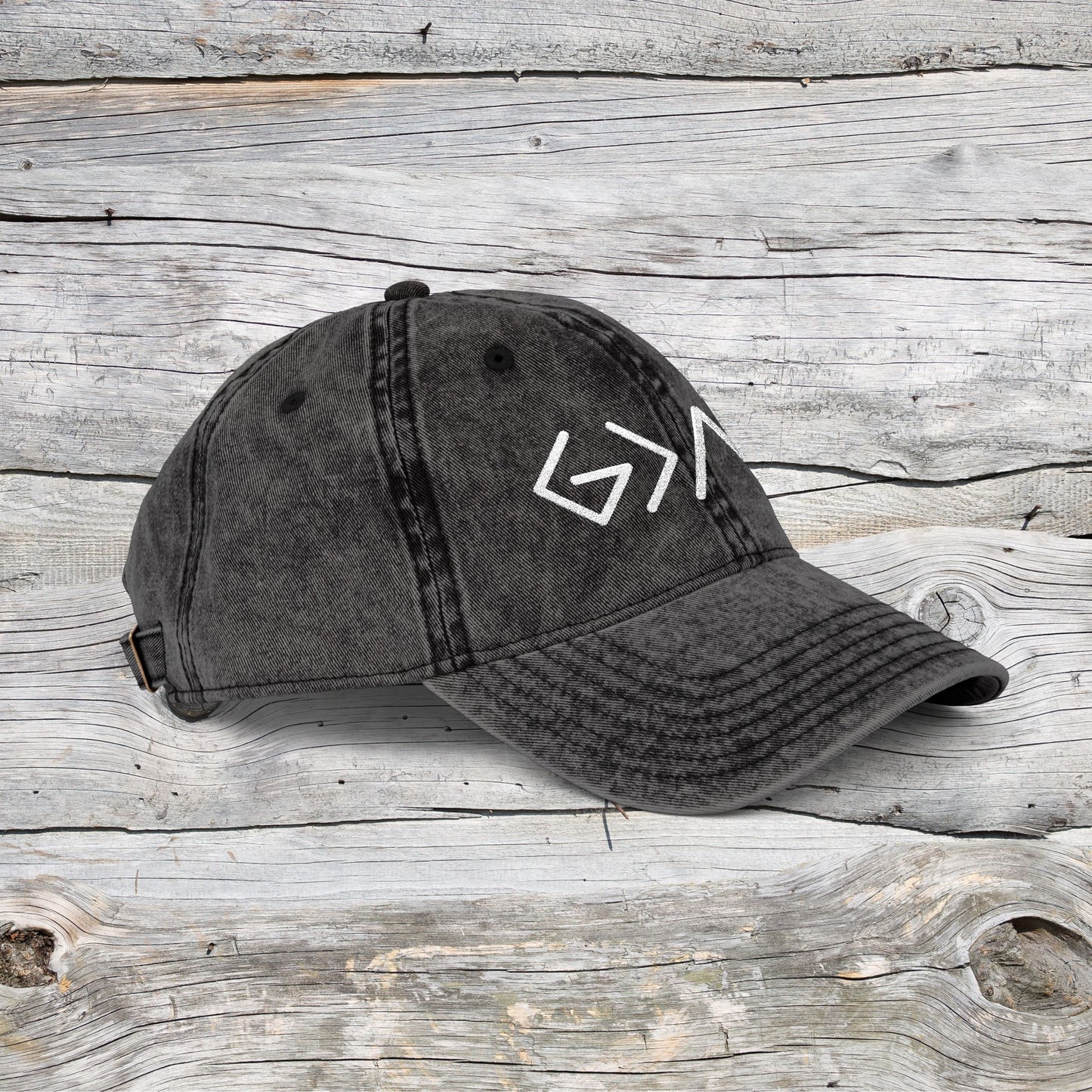 God is Greater than the Highs and Lows Vintage Embroidered Cap | Inspiration Hat