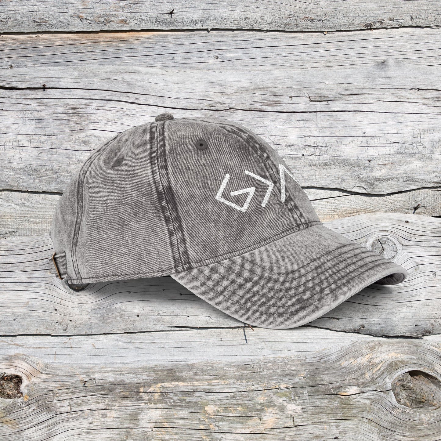 God is Greater than the Highs and Lows Vintage Embroidered Cap | Inspiration Hat