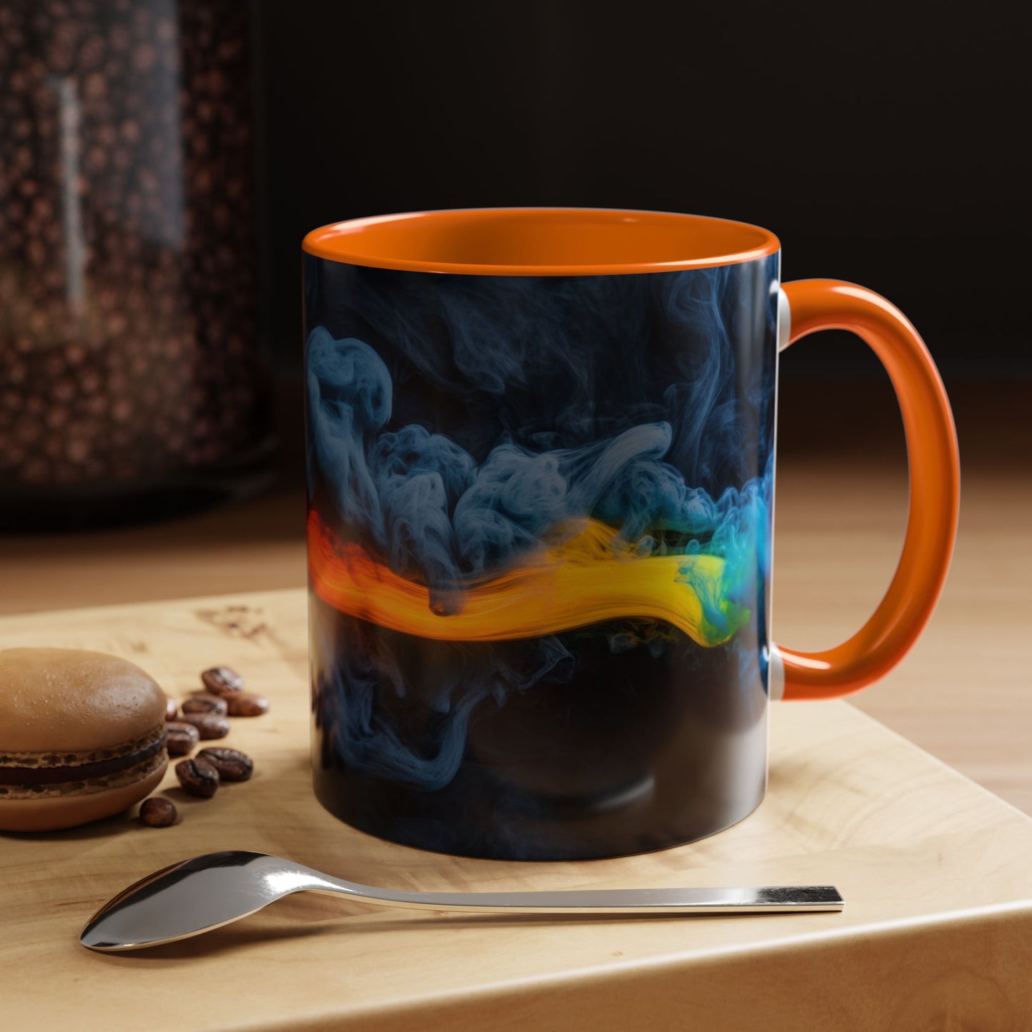 Abstract Smoke Accent Coffee Mug