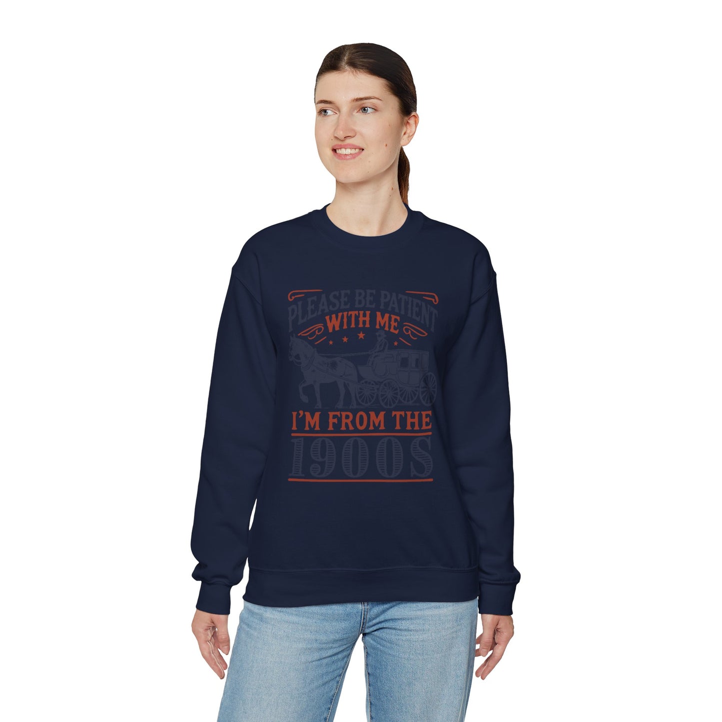 Vintage Retro Vibe Unisex Heavy Blend™ Crewneck Sweatshirt