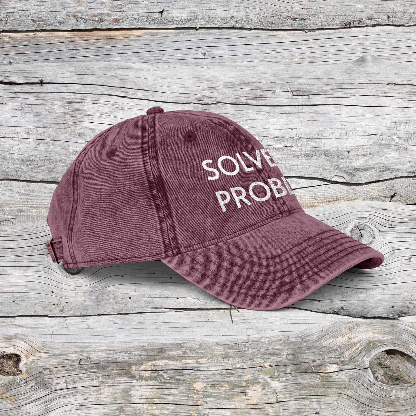 Funny Solvem Probler Vintage Embroidered Cap