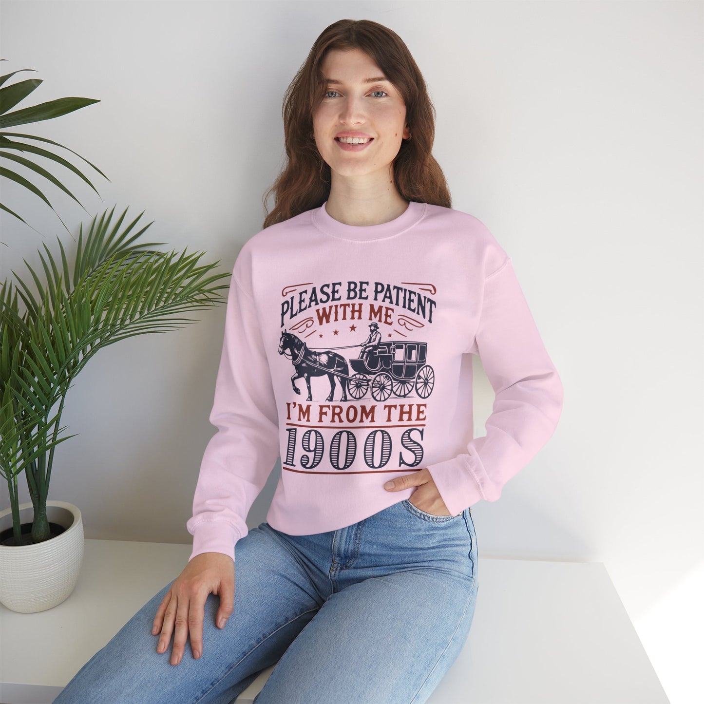 Vintage Retro Vibe Unisex Heavy Blend™ Crewneck Sweatshirt