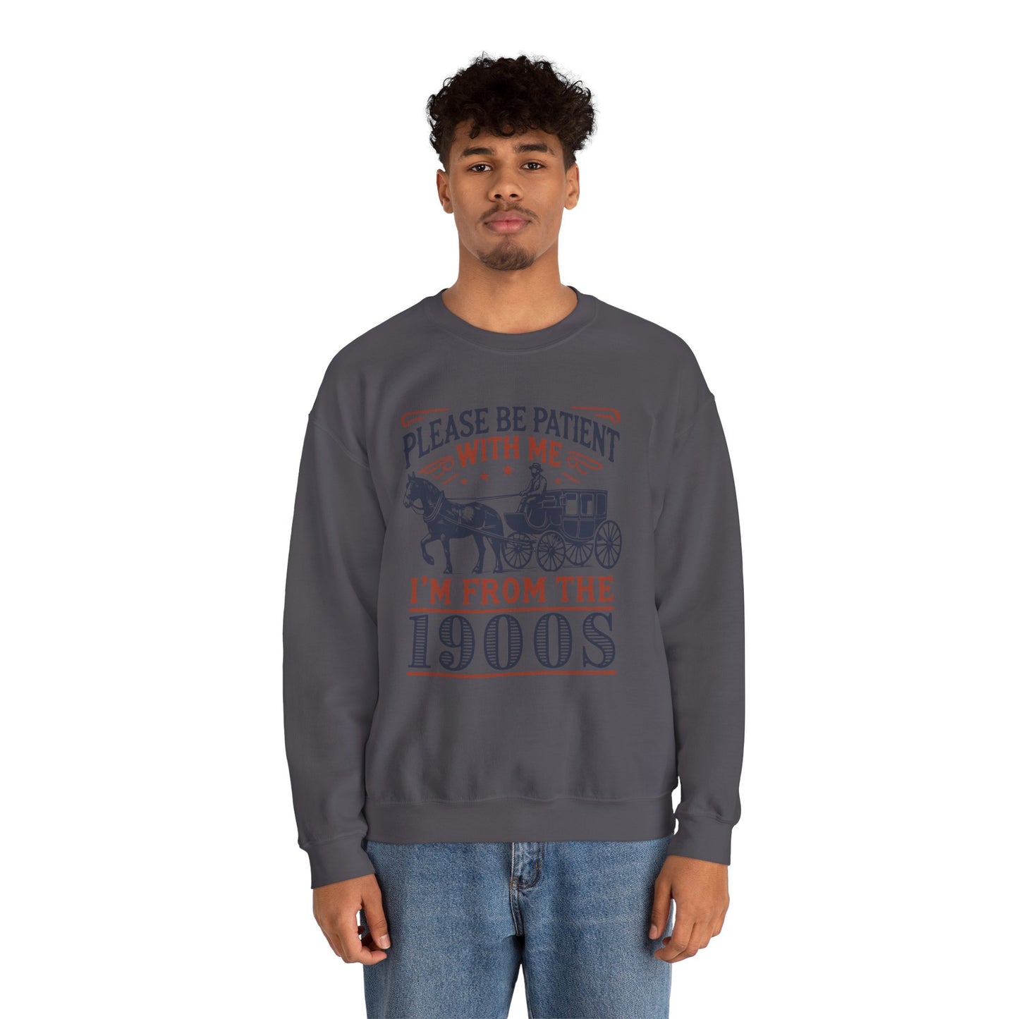 Vintage Retro Vibe Unisex Heavy Blend™ Crewneck Sweatshirt