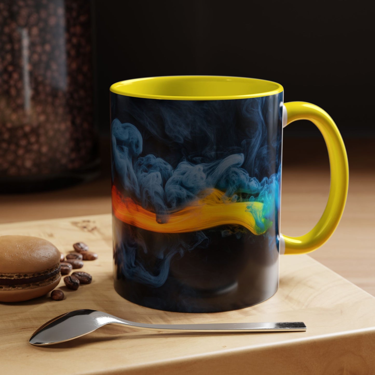 Abstract Smoke Accent Coffee Mug