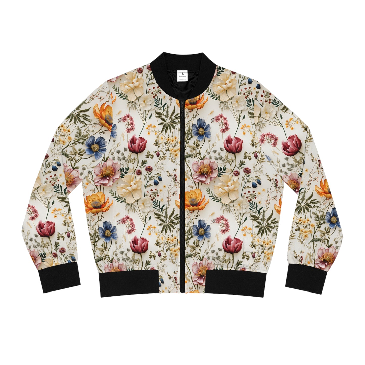 Floral Bomber Jacket | Fashioned Women Outerwear
