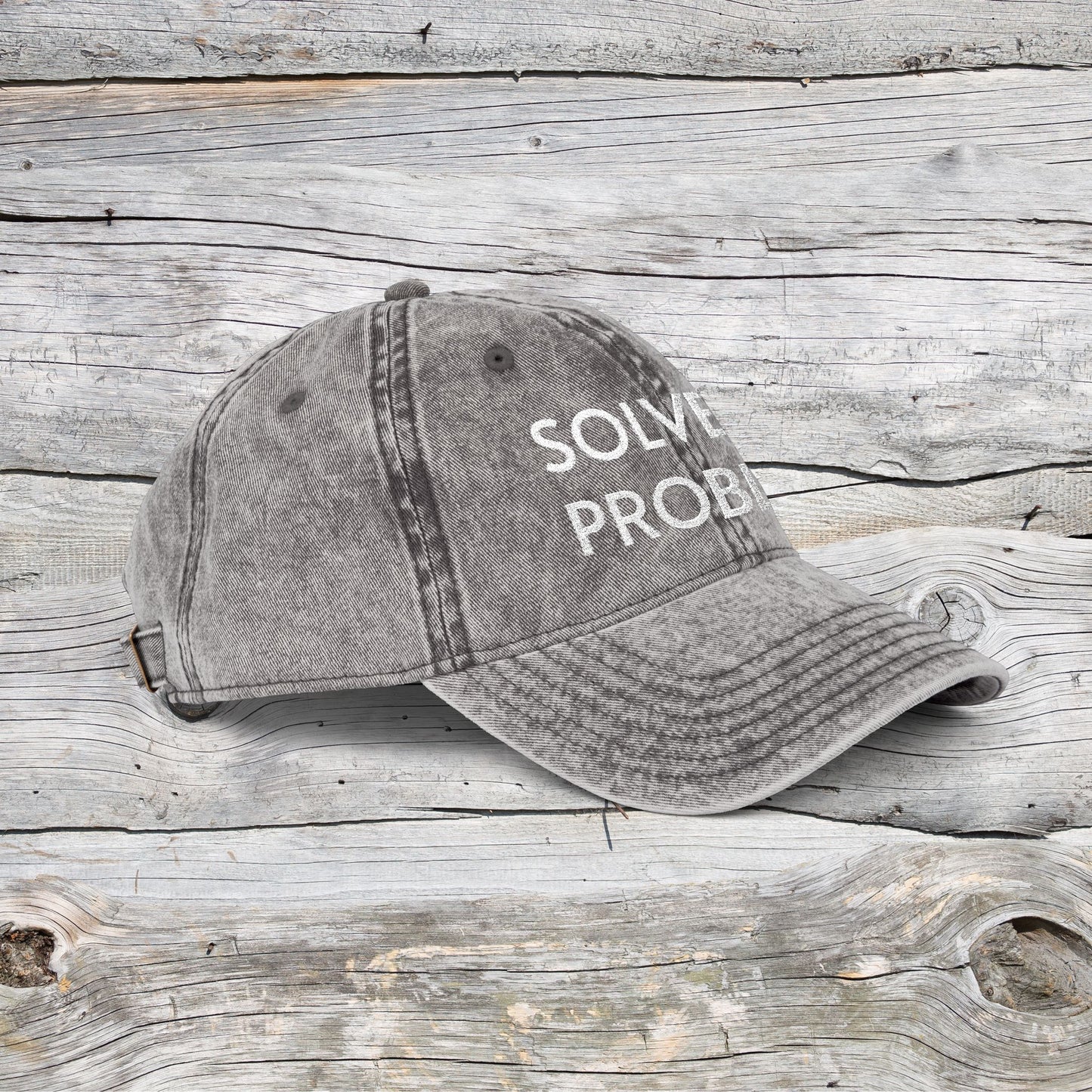 Funny Solvem Probler Vintage Embroidered Cap