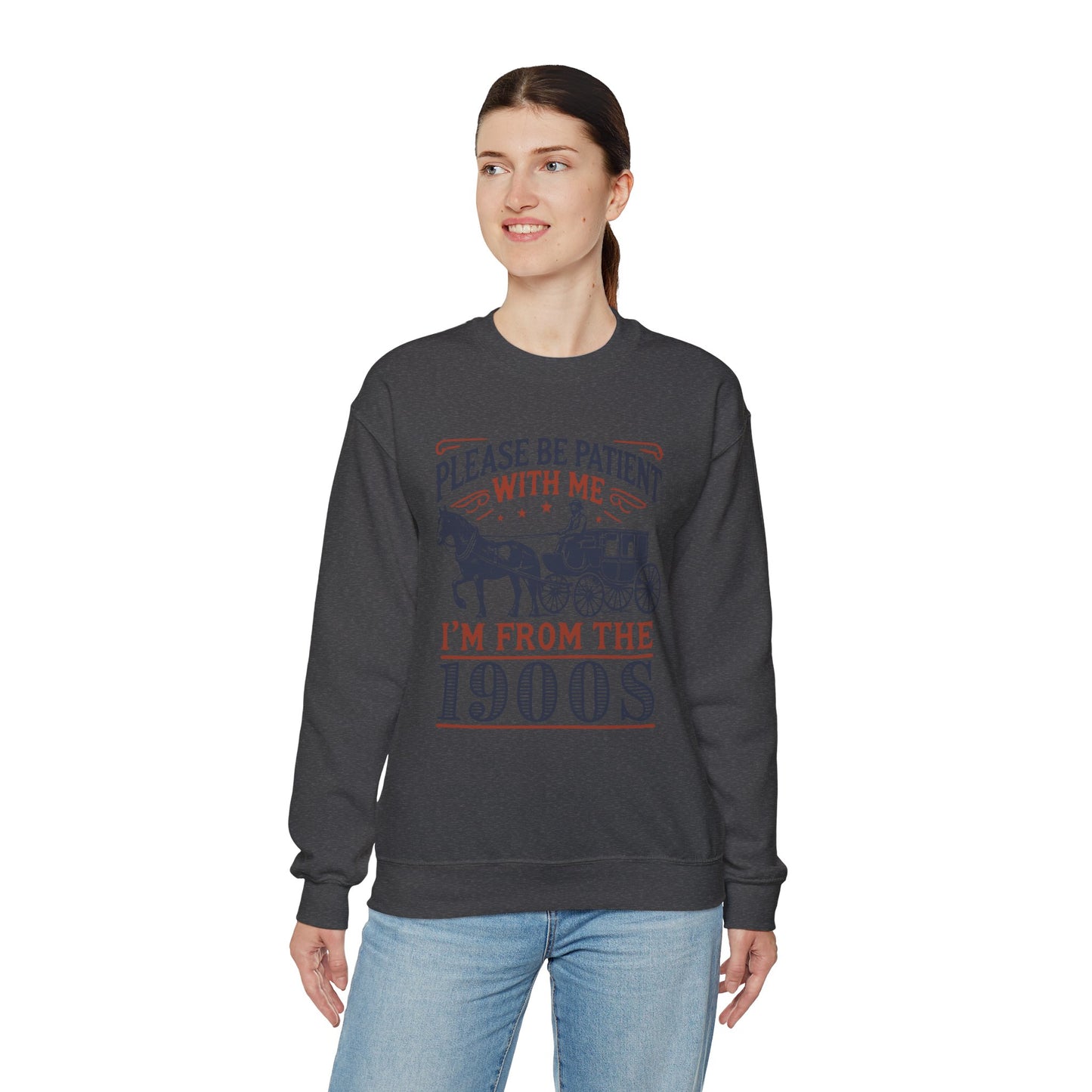 Vintage Retro Vibe Unisex Heavy Blend™ Crewneck Sweatshirt