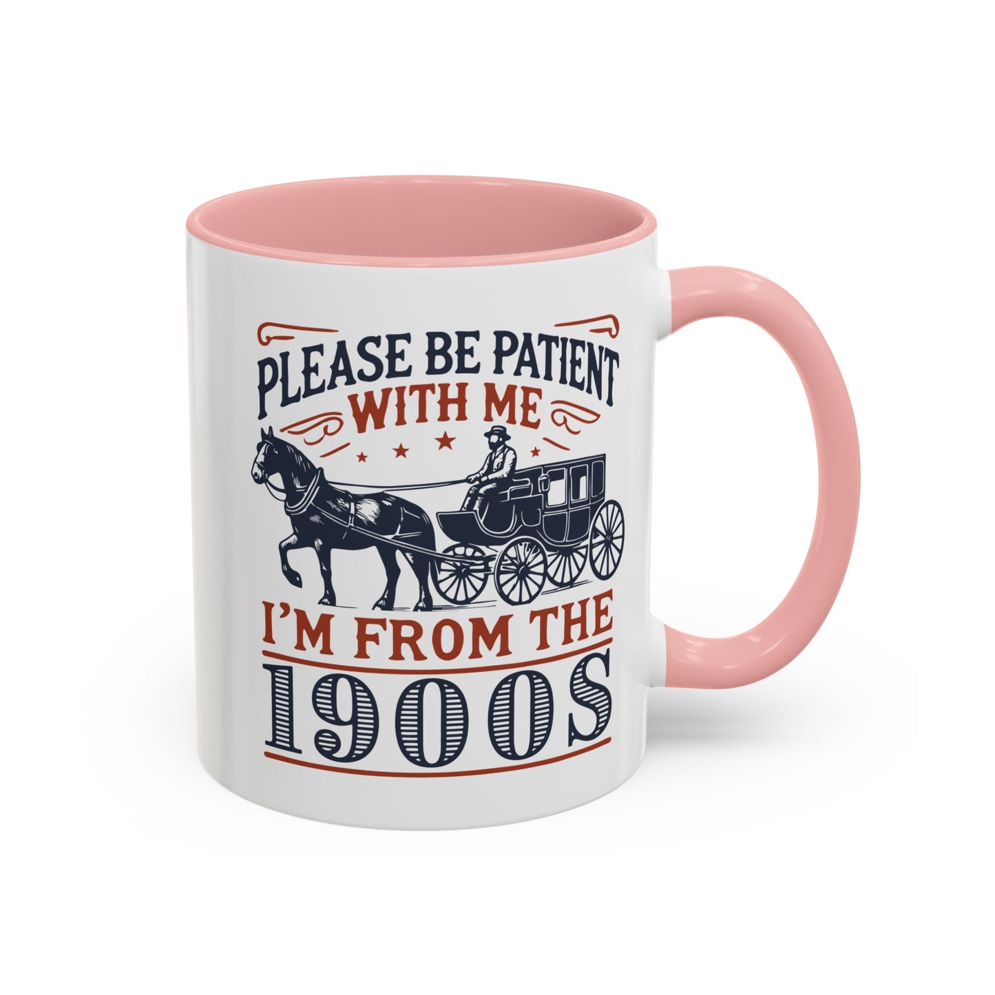 Vintage Retro Vibe Coffee Tea Mug - Hot Trending Navy Blue Merch Gift