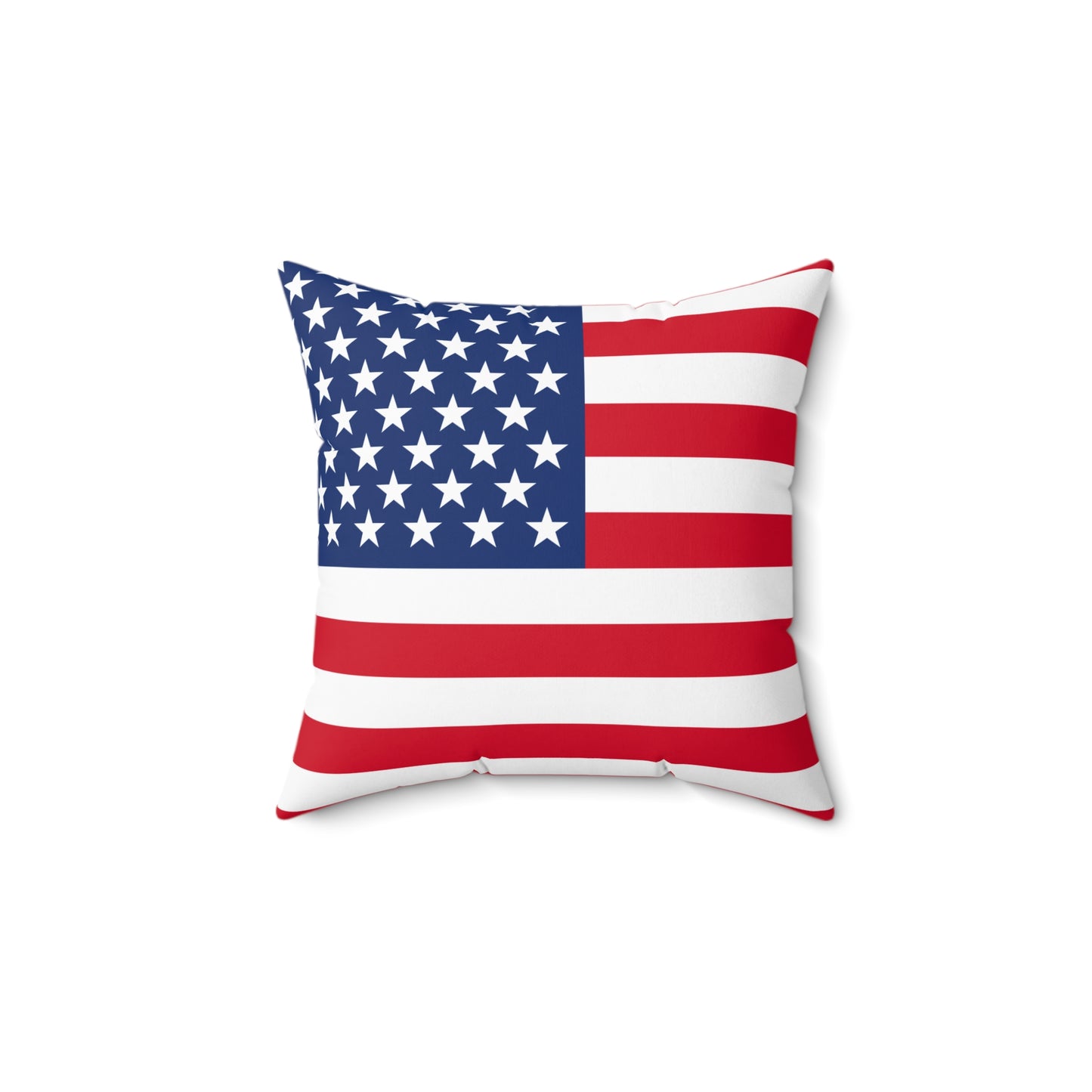 American Flag Stars and Stripes Throw Pillow | USA Decorative Cushion for 4th of July & Memorial Day