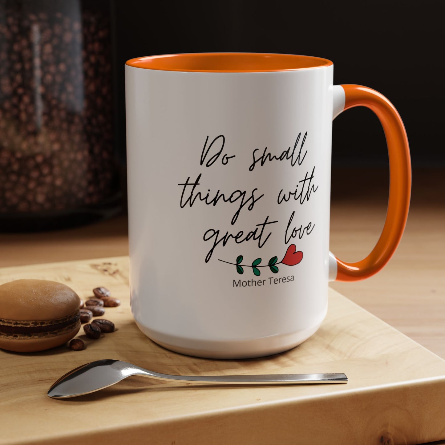 Mother Teresa Quote Mug - Do small things with great love | Souvenir Coffee Tea Cup