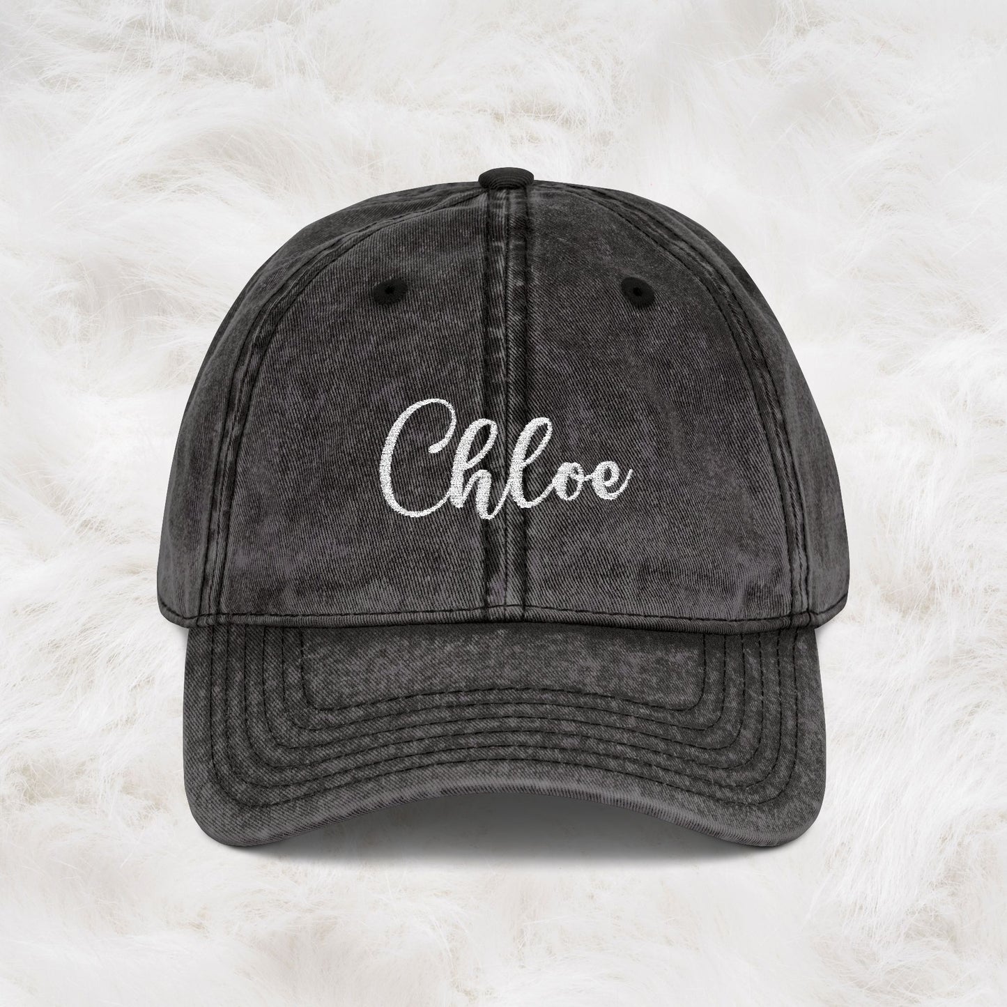 Personalized Embroidered Name Vintage Cap Hat | Gift Idea