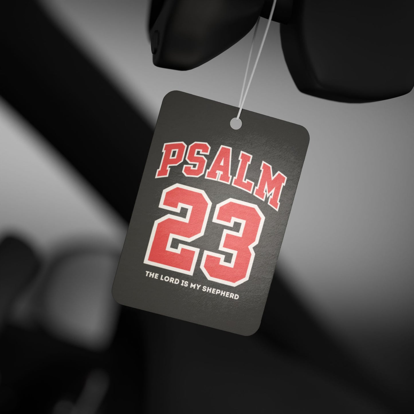 Psalm 23 The Lord is My Shepherd Car Air Freshener | Bible Verse