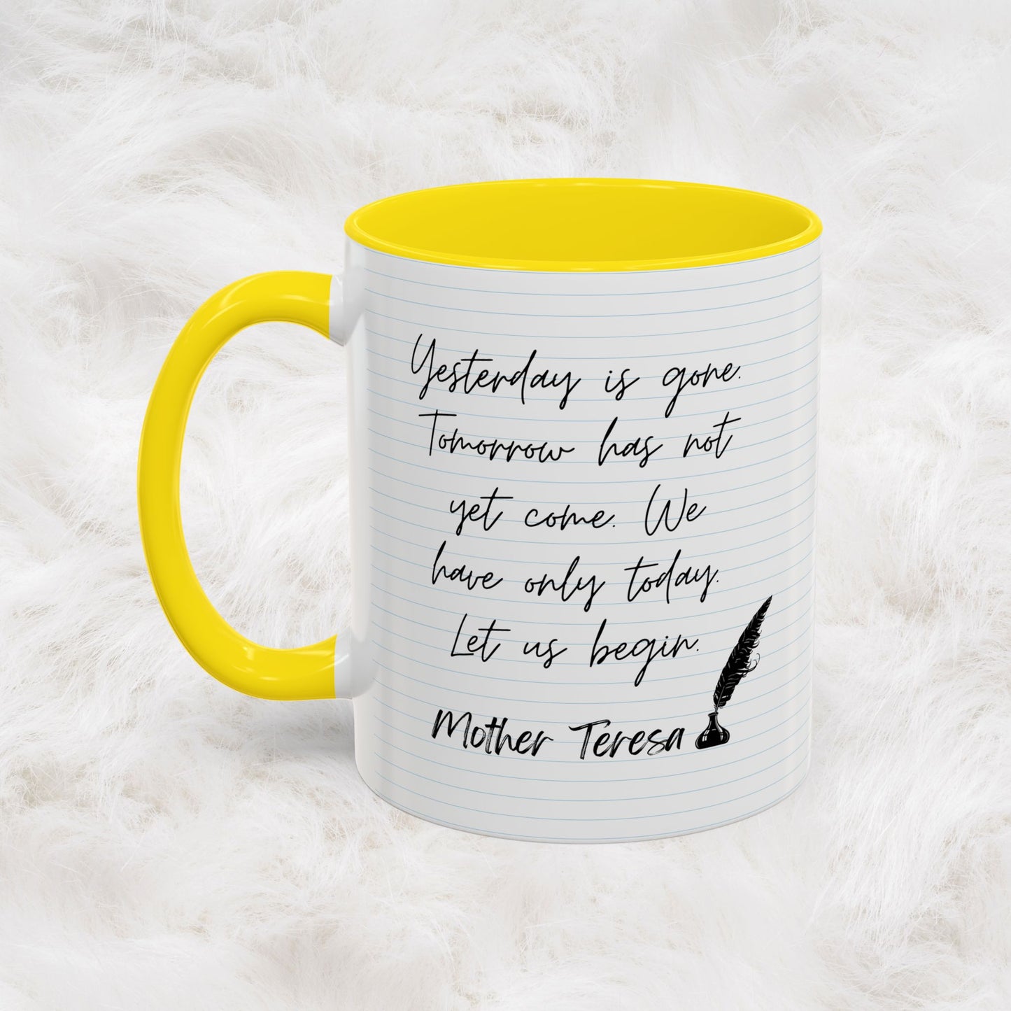 Learn With Mother Teresa Inspired Quotes Mug | Christian Gift Ideas