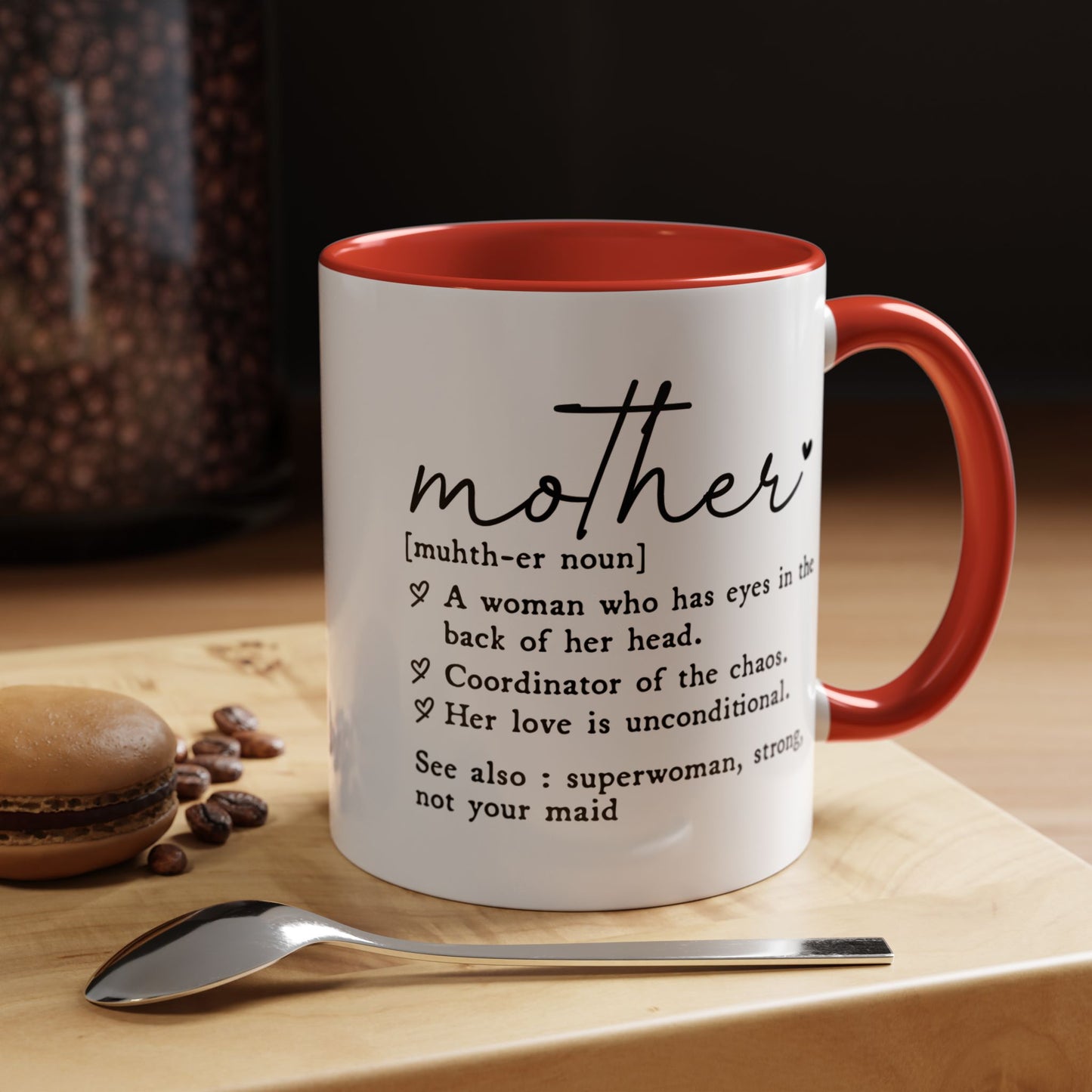 Funny Mother Definitions Souvenir Coffee Tea Cup | Mother's Day Gift Idea