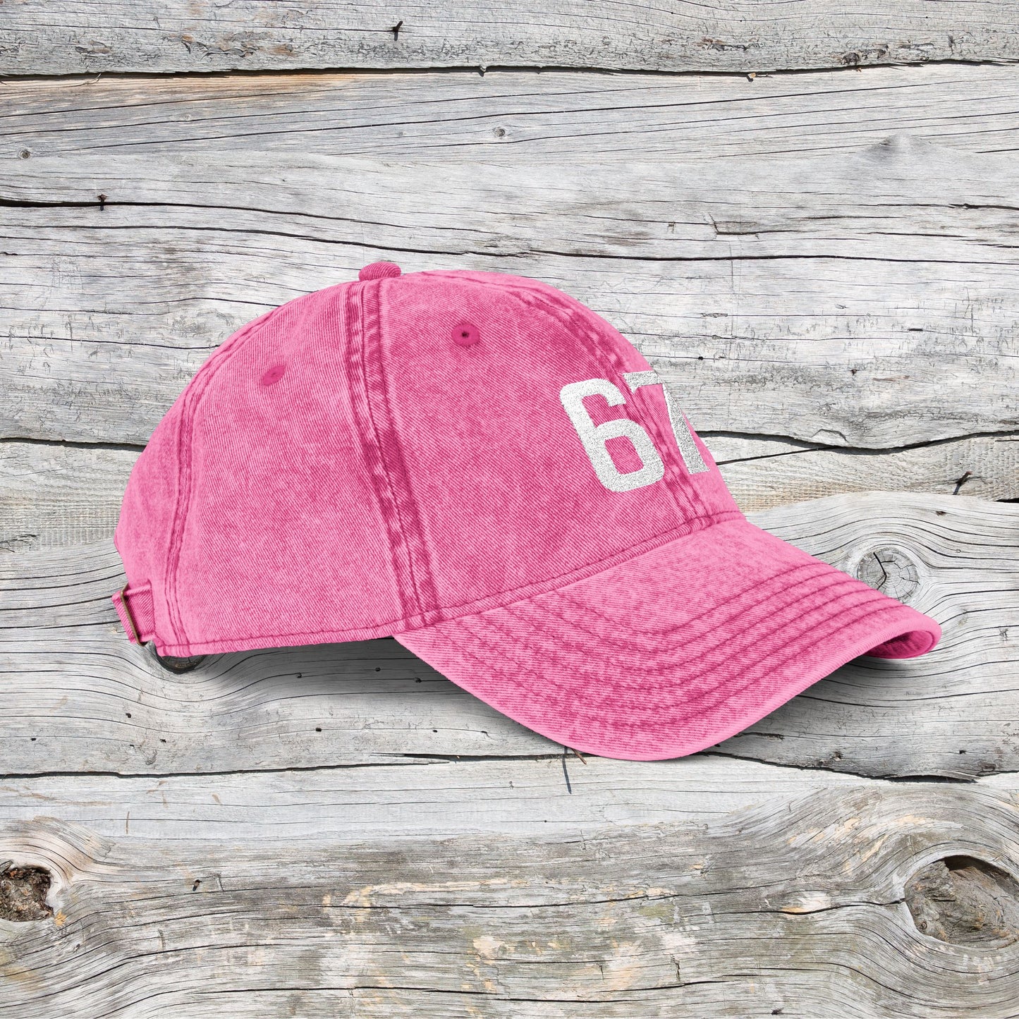 Funny Trending 67 Six Seven Memes Jokes Vintage Embroidered Cap