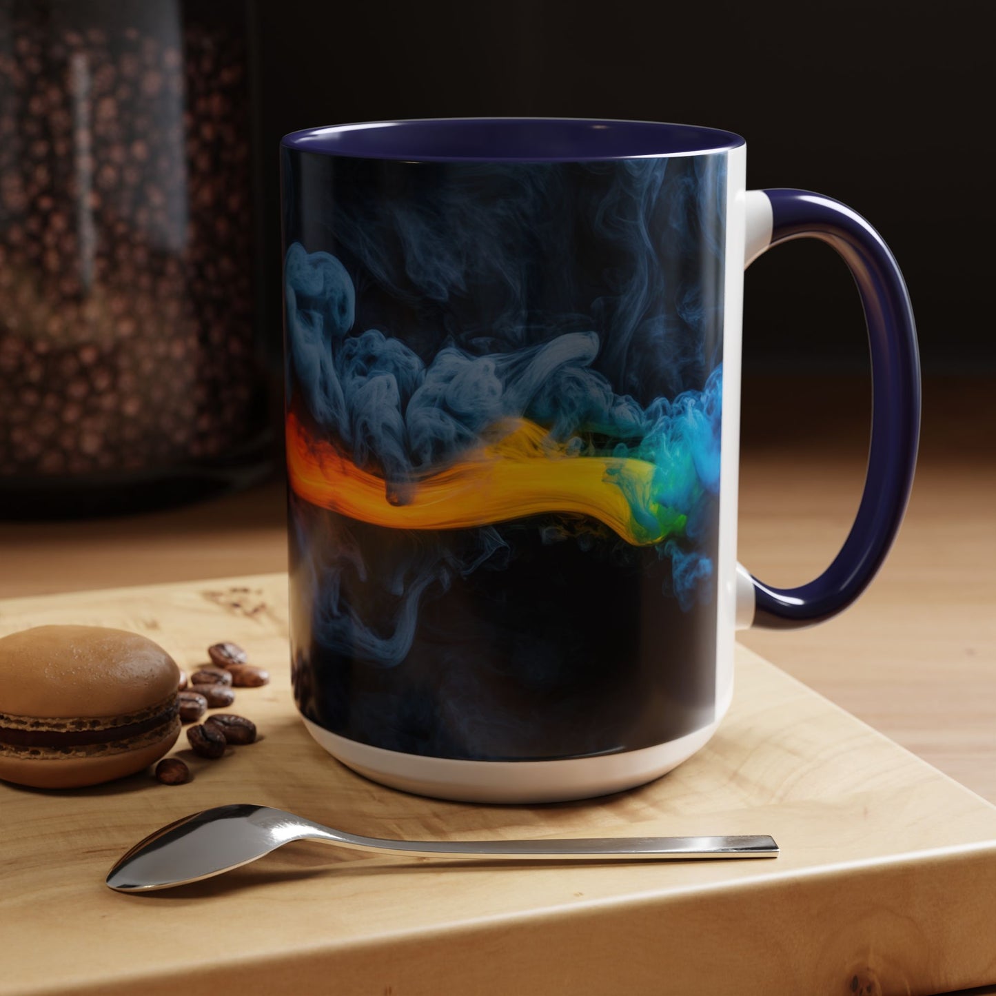Abstract Smoke Accent Coffee Mug