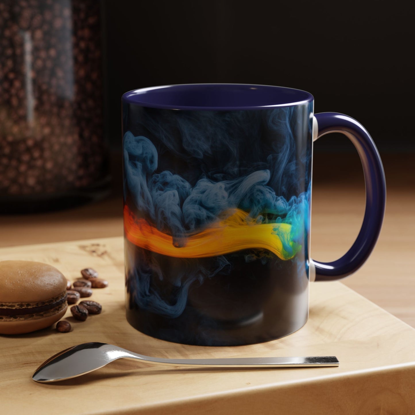 Abstract Smoke Accent Coffee Mug
