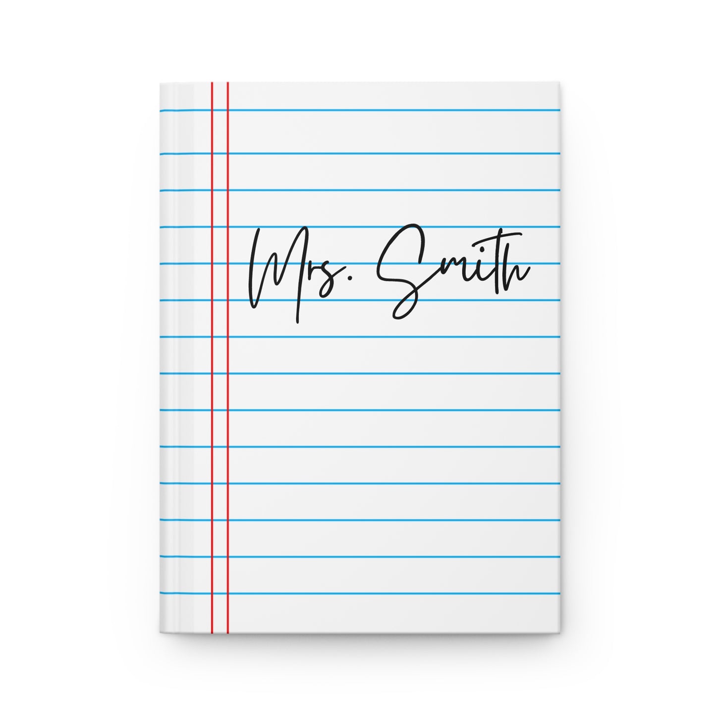 Personalized Name College Ruled Lined Journal Notebook | College Student Teacher Motivation Souvenir Gift Idea