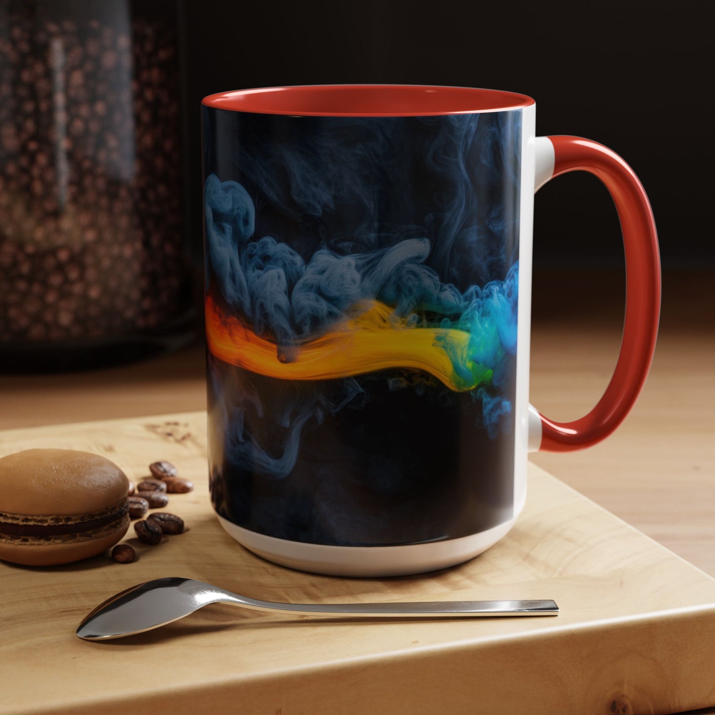 Abstract Smoke Accent Coffee Mug