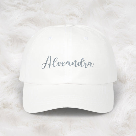 Personalized Embroidered Name Dad Cap Baseball Hat | Gift Idea