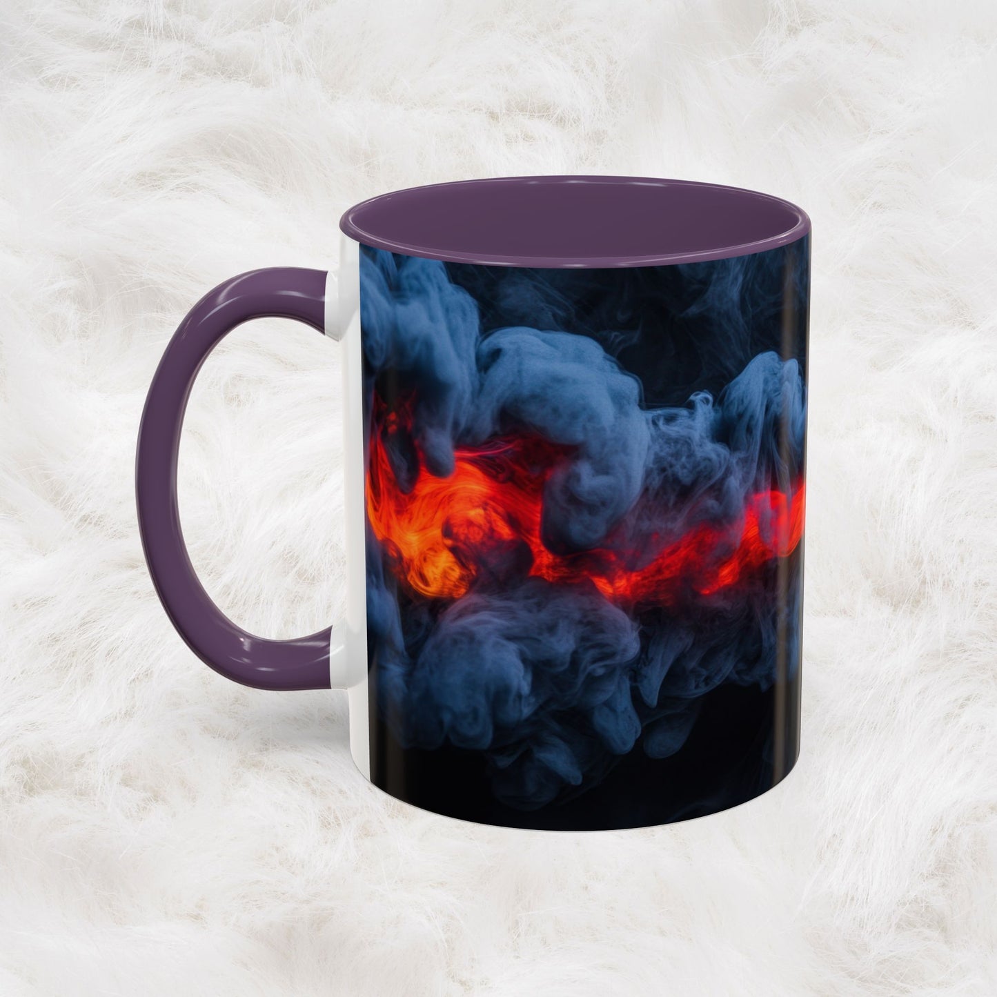 Abstract Smoke Accent Coffee Mug