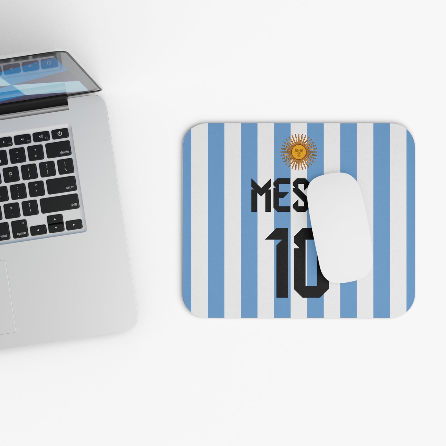 Personalized Name and Number Argentina World Cup Mouse Pad Football Soccer Fans