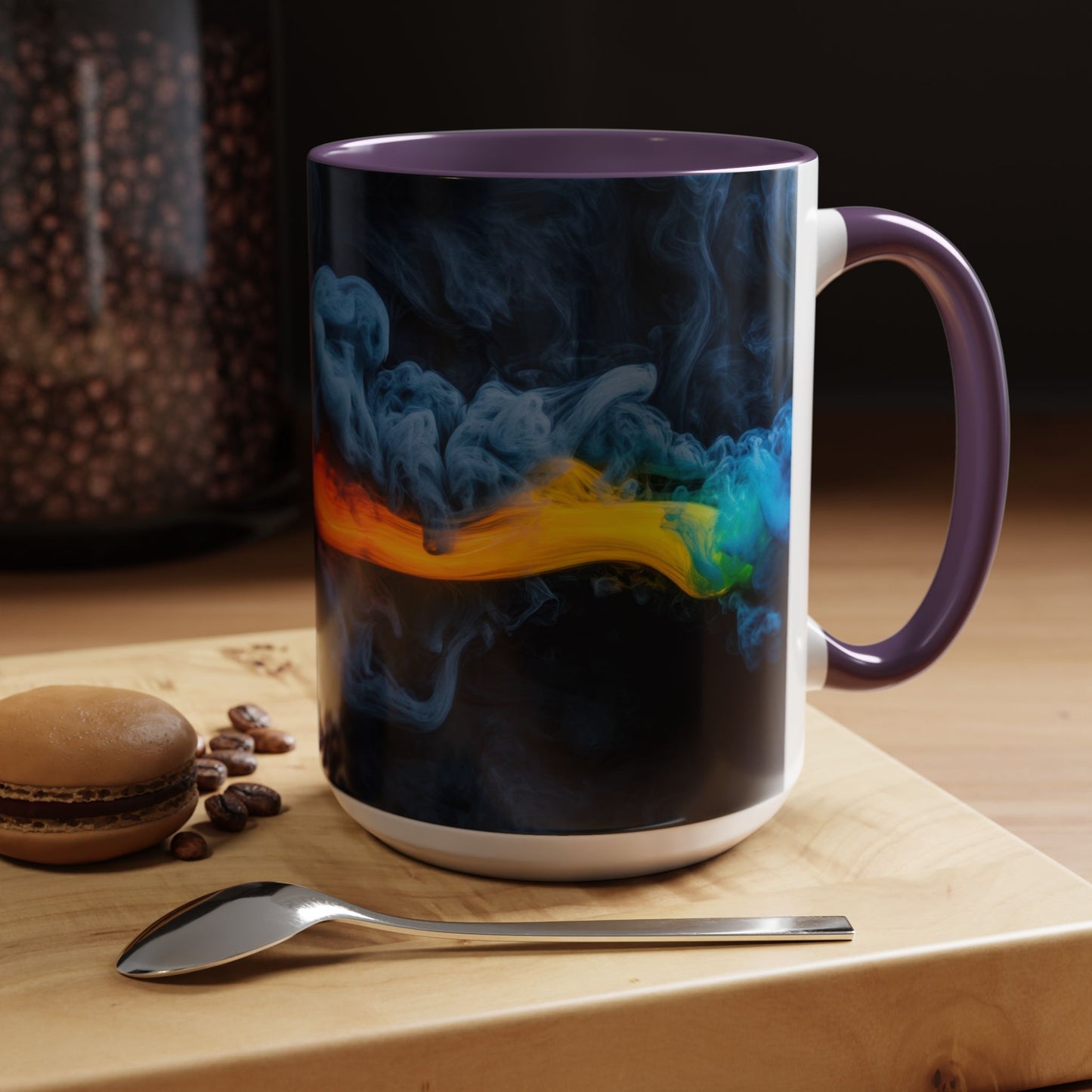 Abstract Smoke Accent Coffee Mug