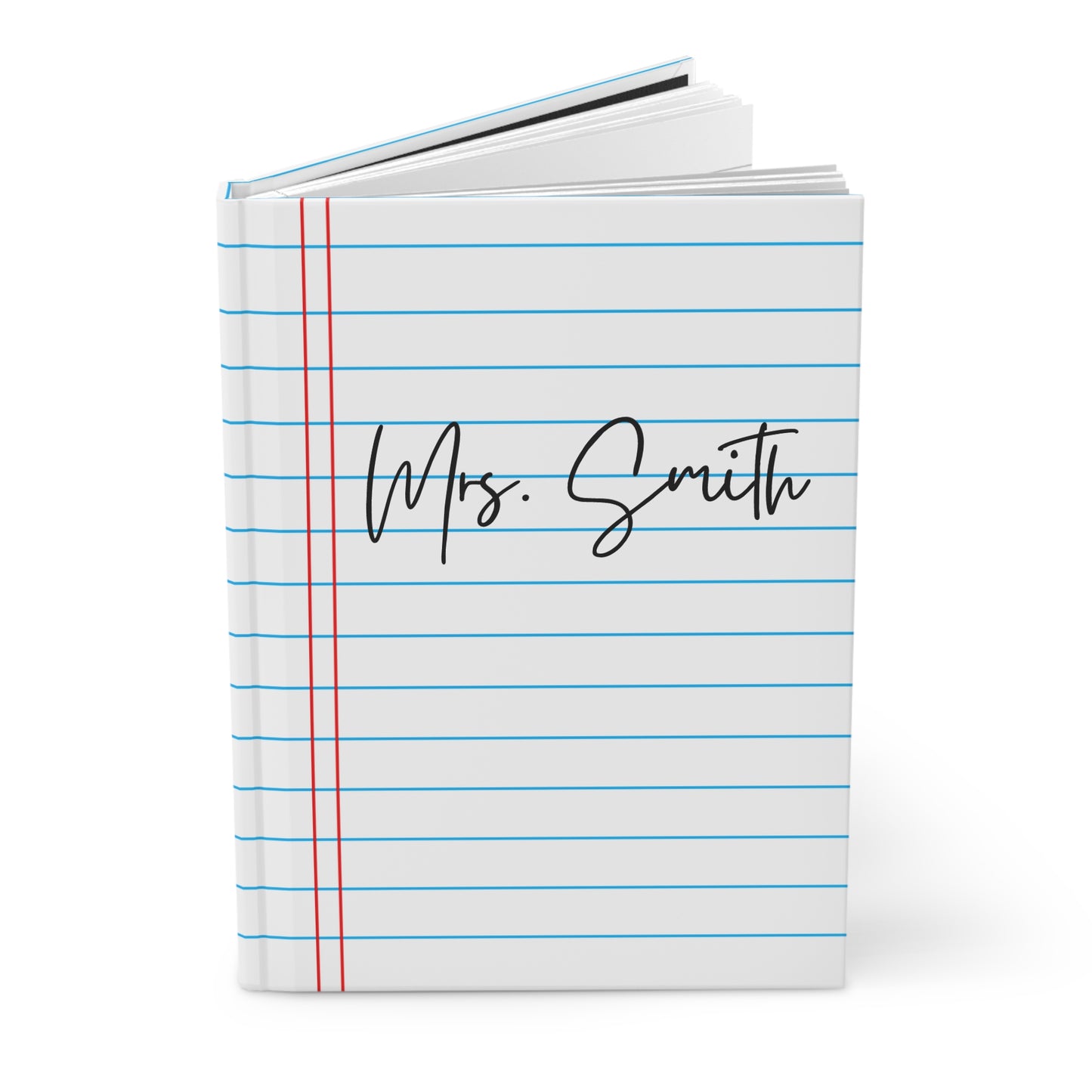 Personalized Name College Ruled Lined Journal Notebook | College Student Teacher Motivation Souvenir Gift Idea