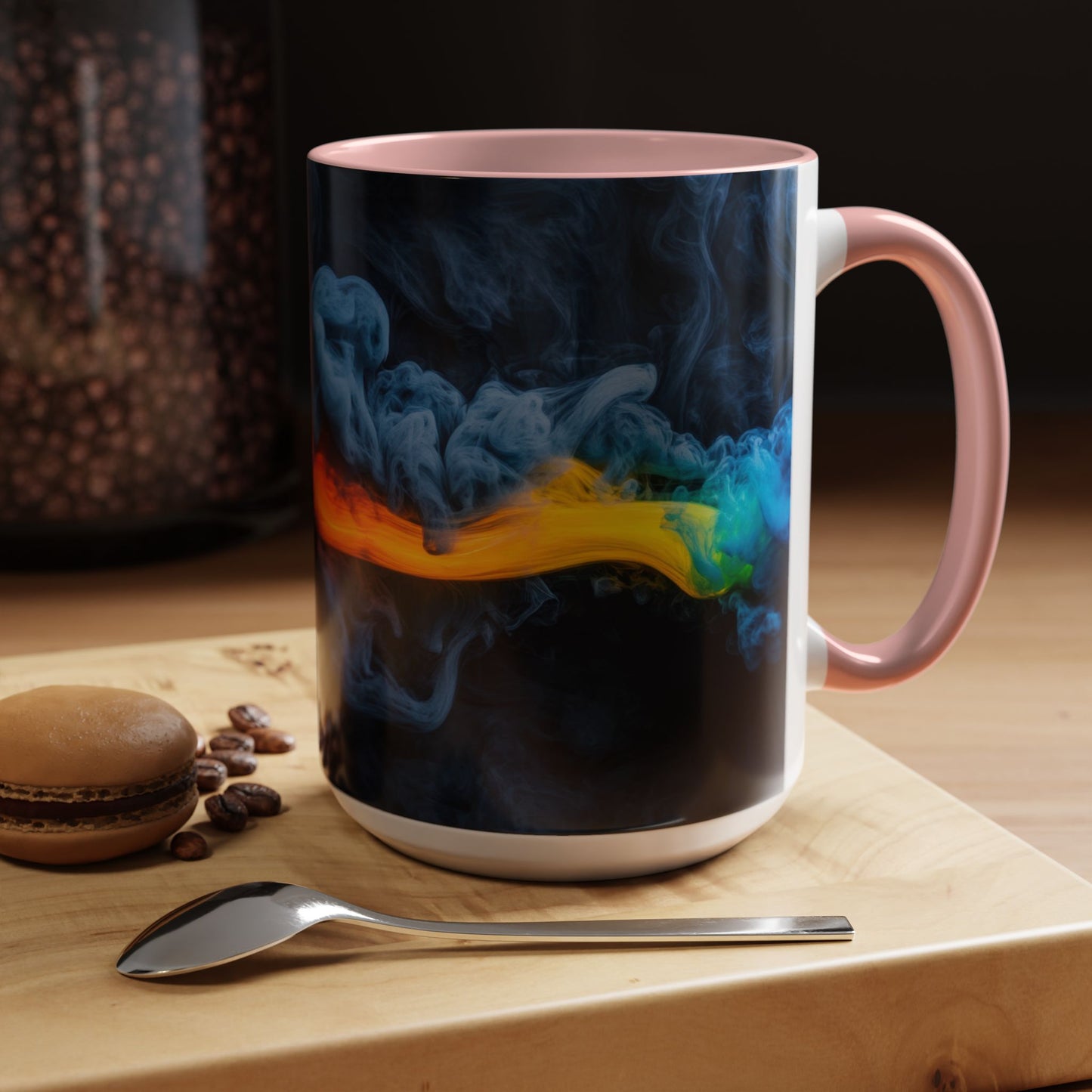 Abstract Smoke Accent Coffee Mug
