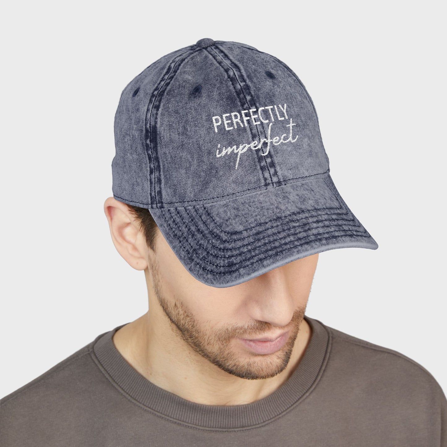 Funny Cute Perfectly Imperfect Vintage Embroidered Cap | Gift Ideas for Yourself and Your Loved Ones